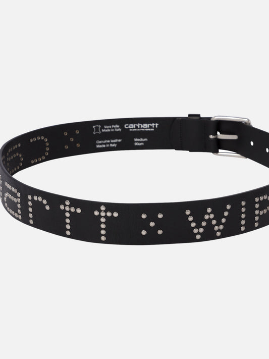 Leather belts 100% cotton  Black - Carhartt WIP Men | PLP | VIETTI Online Store | 2
