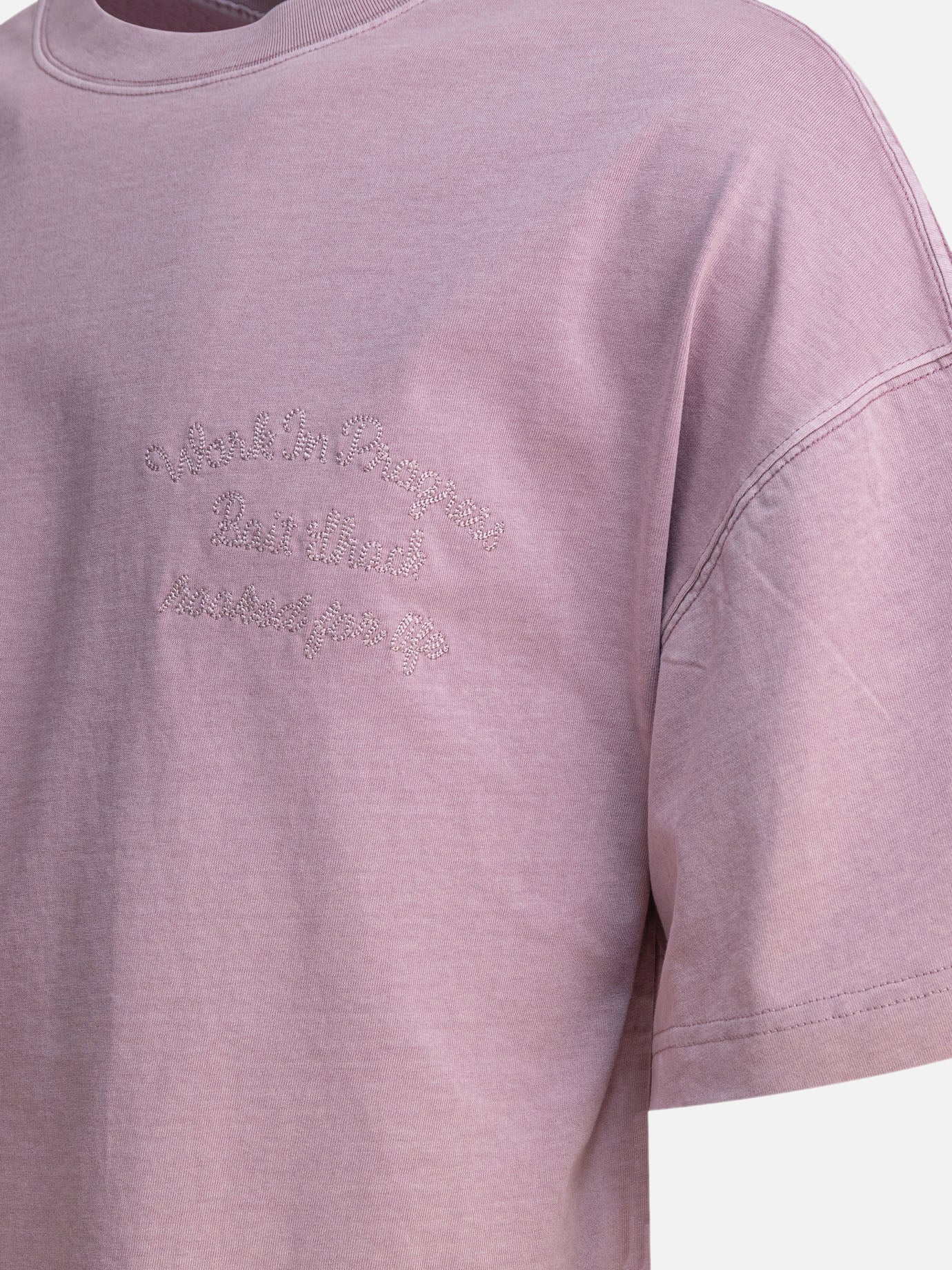 Crewneck t-shirts Solid colour  Pink - Carhartt WIP Men | PDP | VIETTI Online Store | thumbnail_4