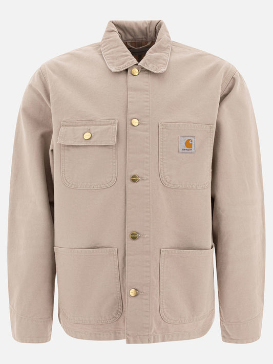 Denim jackets Logo  Beige - Carhartt WIP Men | PLP | VIETTI Online Store 
