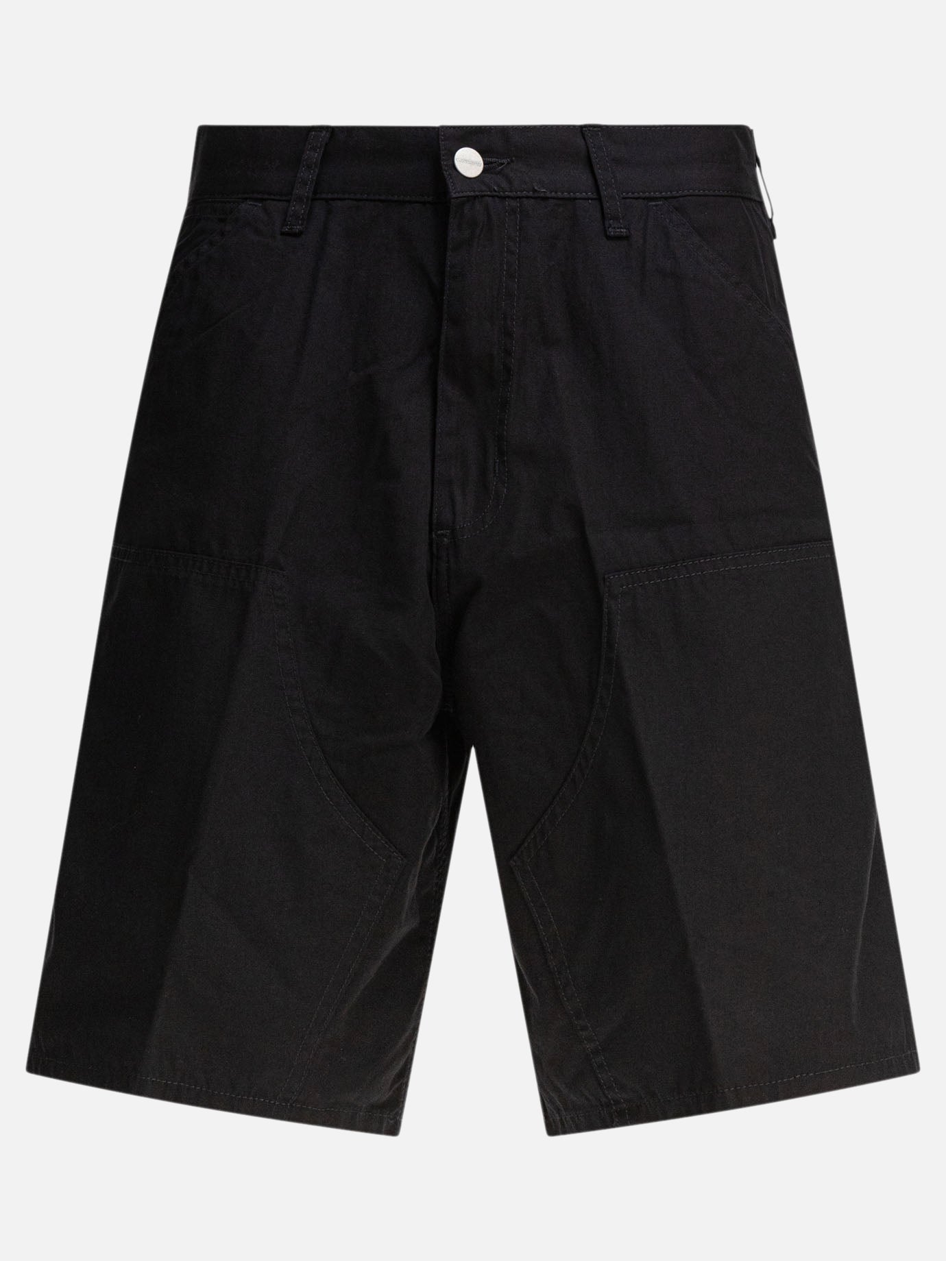 Utility shorts Solid colour  Black - Carhartt WIP Men | PDP | VIETTI Online Store | Zoom-Modal
