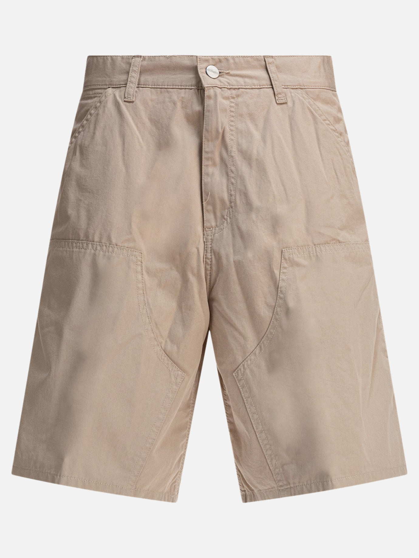 Utility shorts Solid colour  Beige - Carhartt WIP Men | PDP | VIETTI Online Store | thumbnail