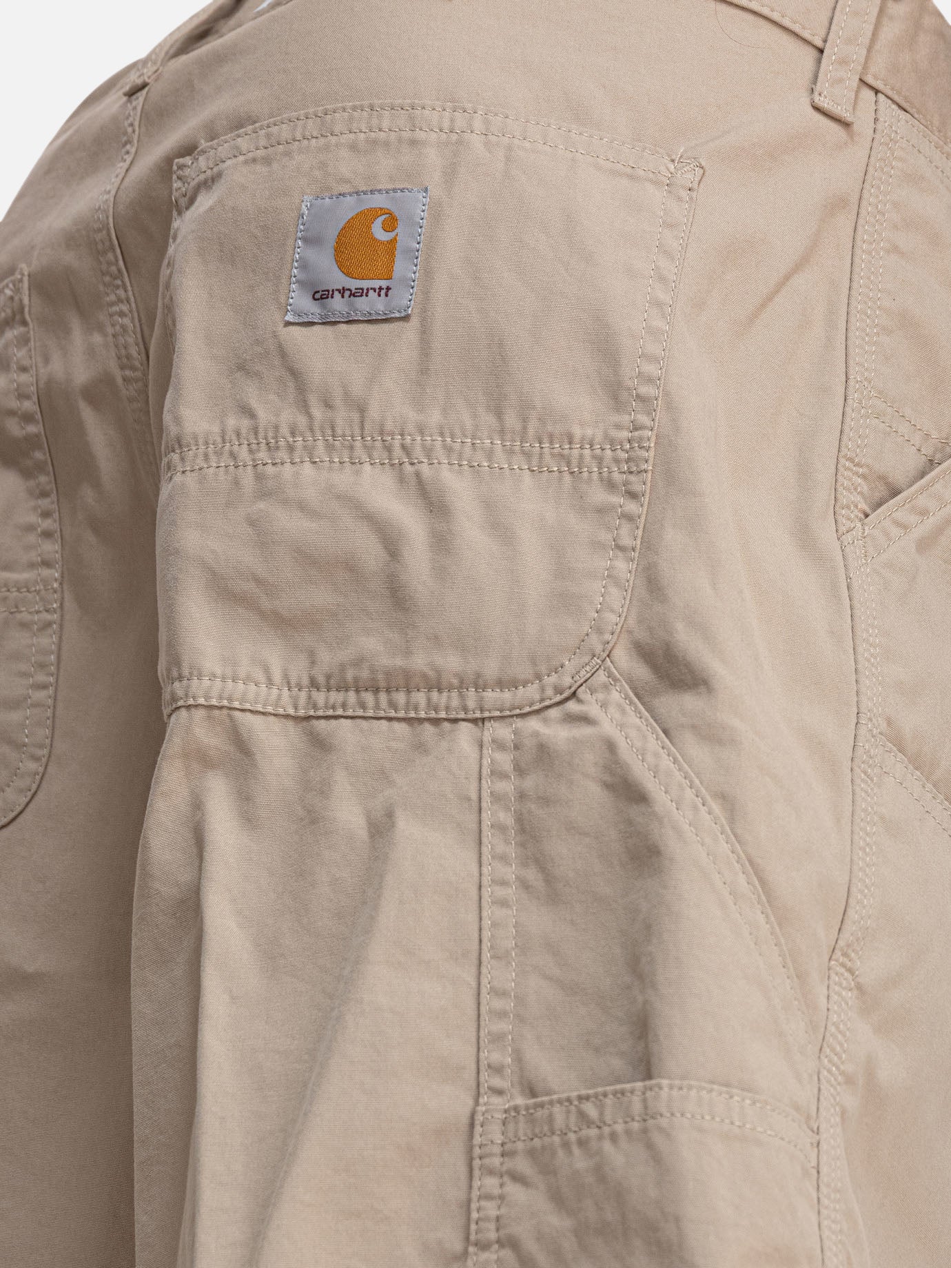 Utility shorts Solid colour  Beige - Carhartt WIP Men | PDP | VIETTI Online Store | thumbnail_4