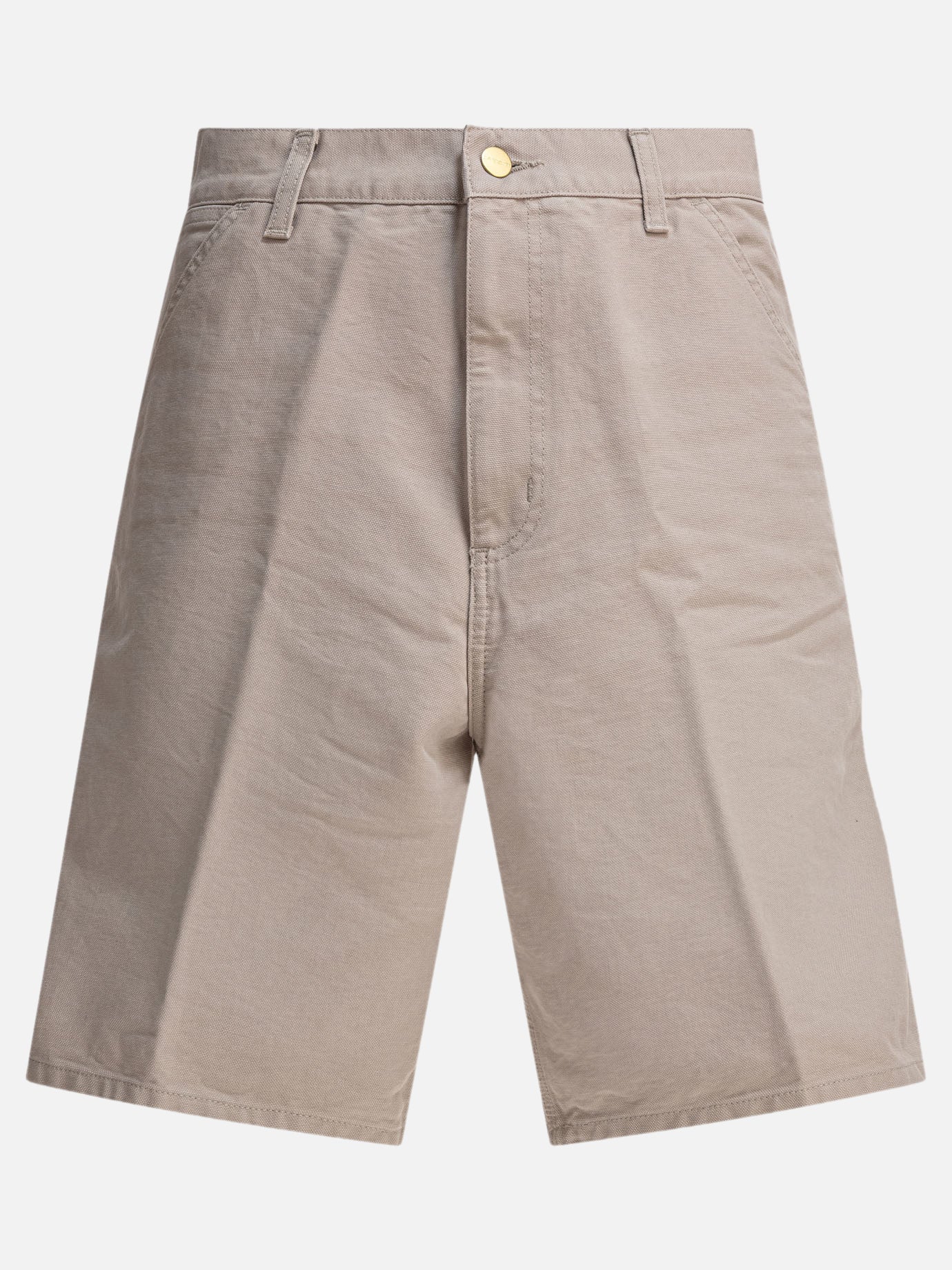 Utility shorts Solid colour  Beige - Carhartt WIP Men | PDP | VIETTI Online Store | thumbnail