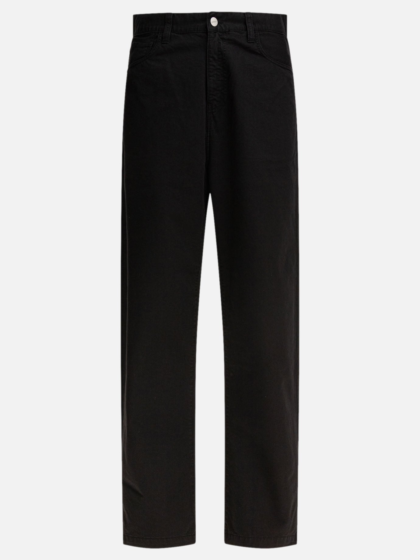 Wide-leg jeans Solid colour  Black - Carhartt WIP Men | PDP | VIETTI Online Store | thumbnail
