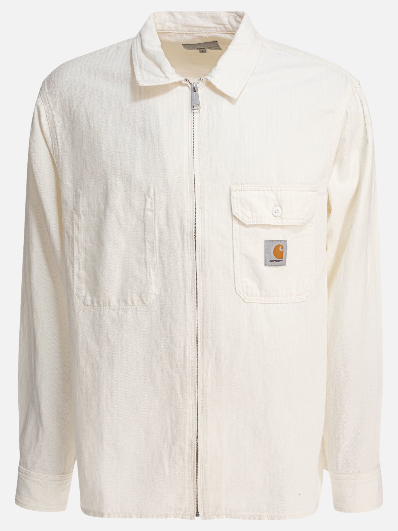 Overshirt jackets Logo  White - Carhartt WIP Men | PDP | VIETTI Online Store | thumbnail