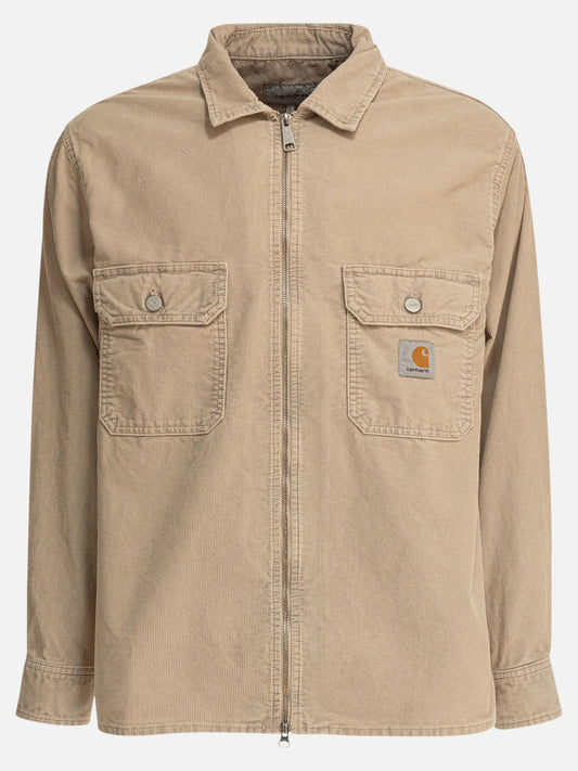 Overshirt jackets Solid colour  Beige - Carhartt WIP Men | PLP | VIETTI Online Store 

