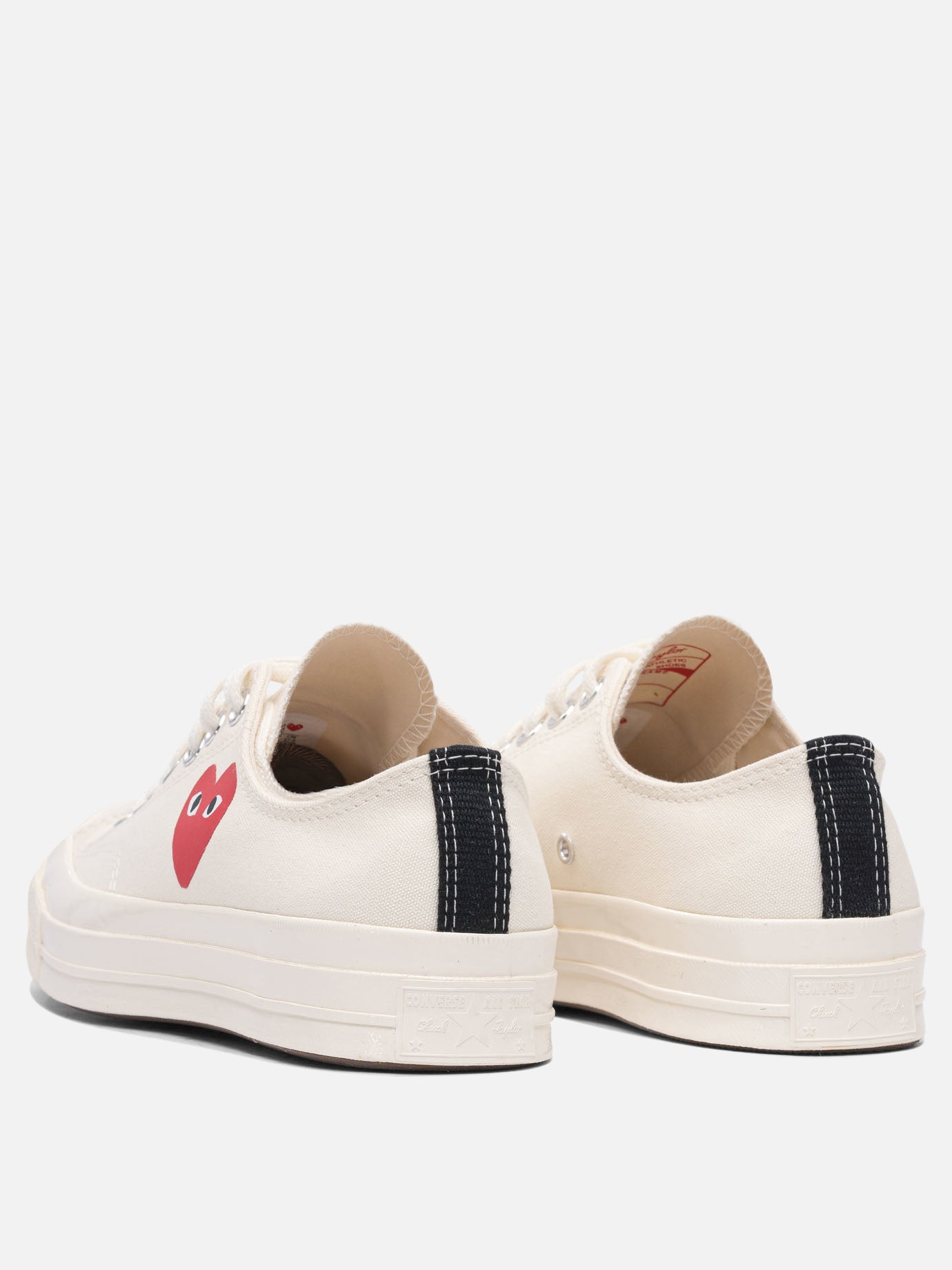Low top sneakers 100% cotton - 100% rubber  White - Comme Des Garçons Play Men | PDP | VIETTI Online Store | Zoom-Modal_4
