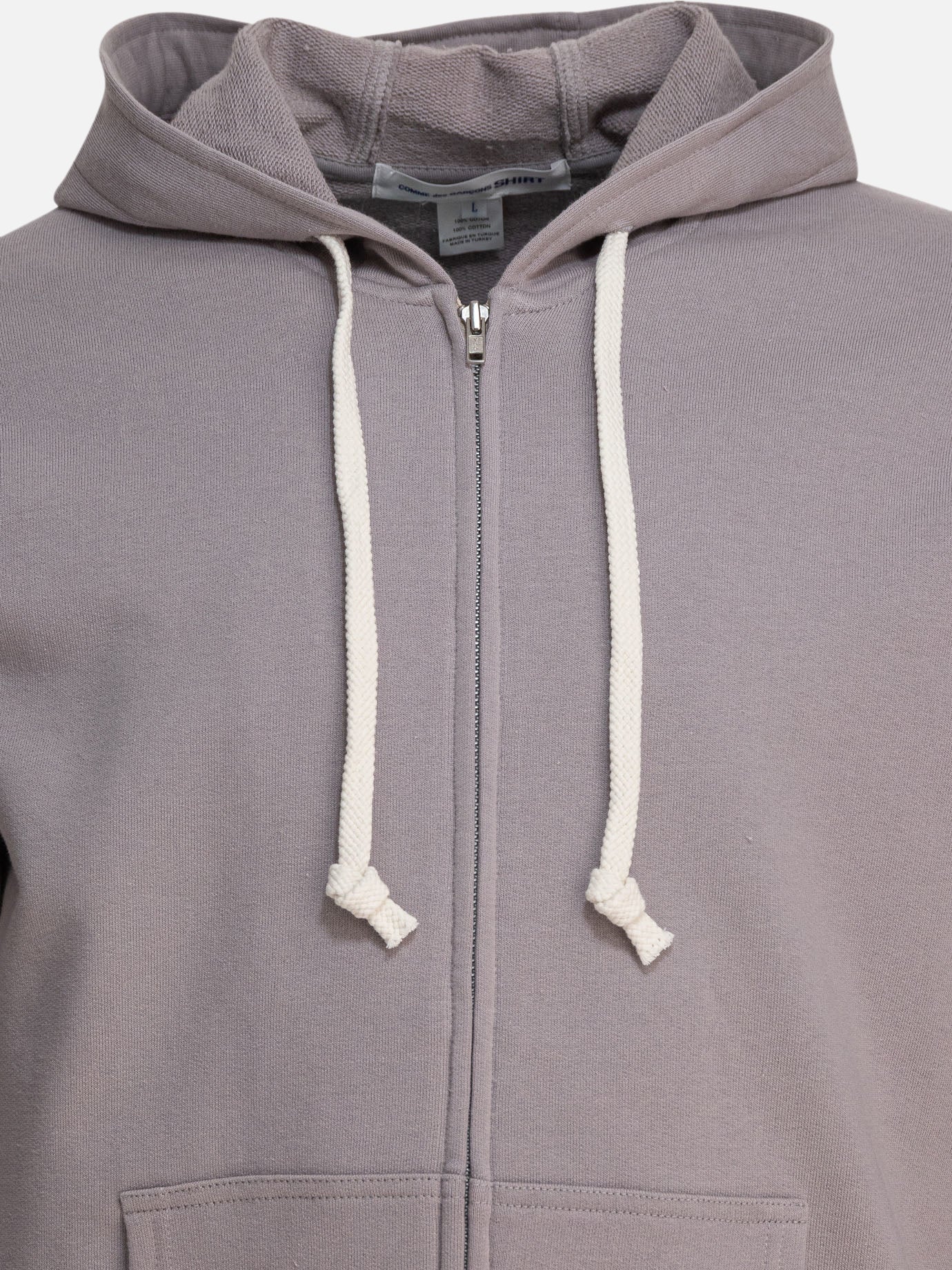 Hoodies Solid colour  Grey - Comme Des Garçons Shirt Men | PDP | VIETTI Online Store | Zoom-Modal_3
