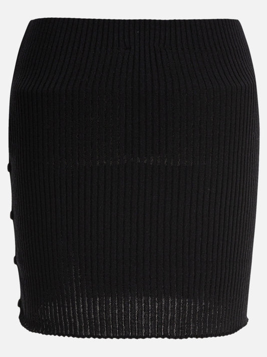 Miniskirts Solid colour  Black - Courrèges Women | PLP | VIETTI Online Store | 2
