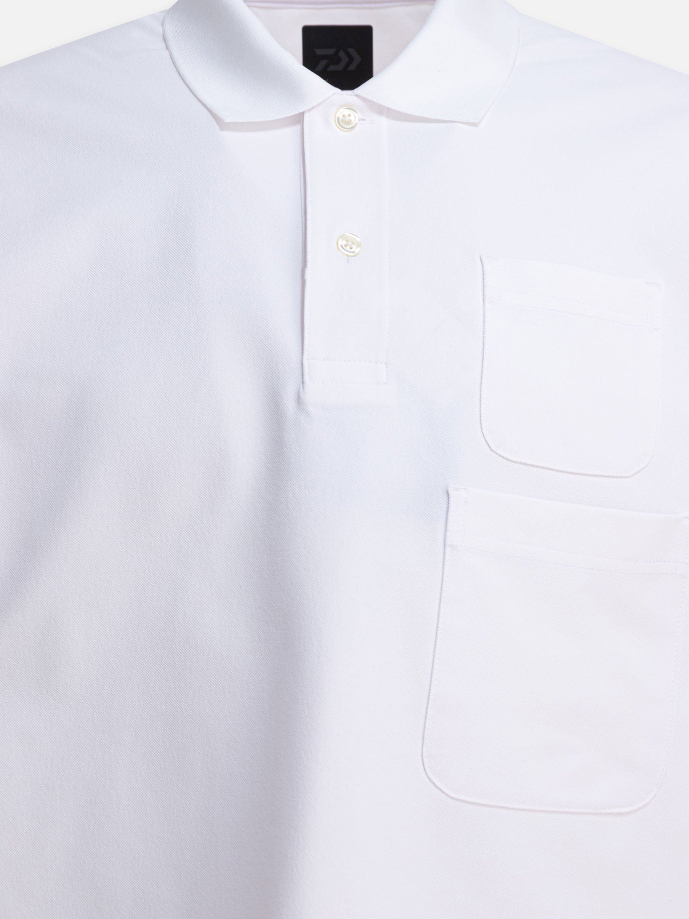Polo shirts with buttons Solid colour  White - Daiwa Pier 39 Men | PDP | VIETTI Online Store | Zoom-Modal_3
