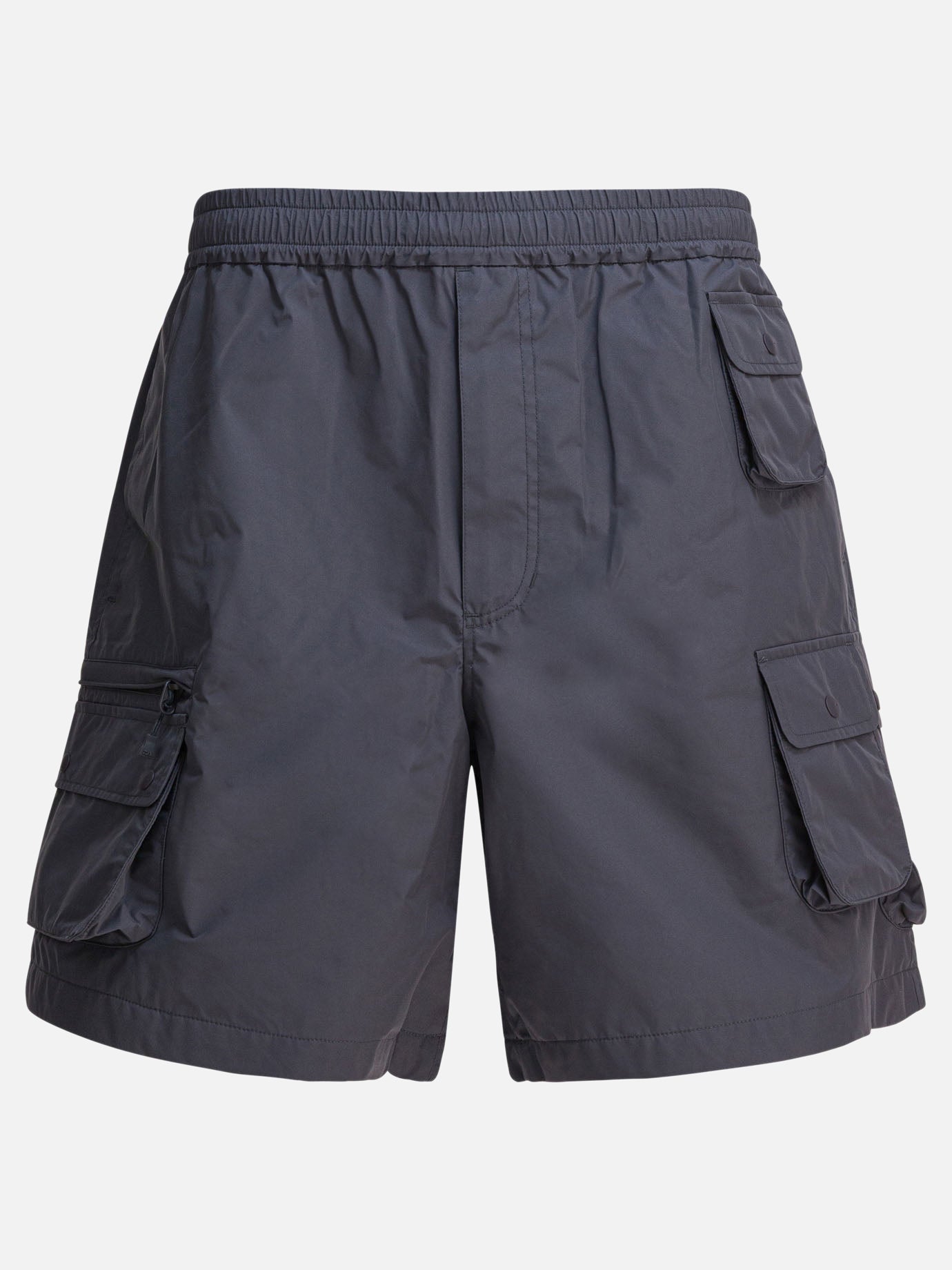 Utility shorts Solid colour  Grey - Daiwa Pier 39 Men | PDP | VIETTI Online Store | Zoom-Modal
