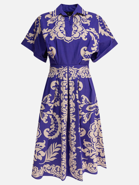 Midi dresses Floral  Blue - Etro Women | PDP | VIETTI Online Store 
