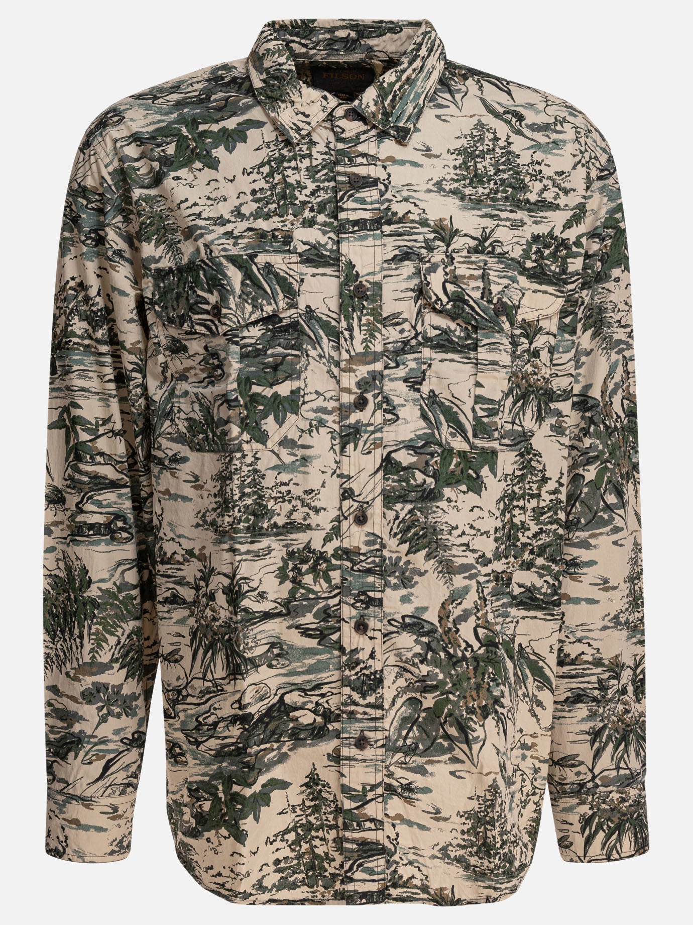 Filson FIlson x Housefly Fishing Shirt 19344693_S Green thumbnail_1