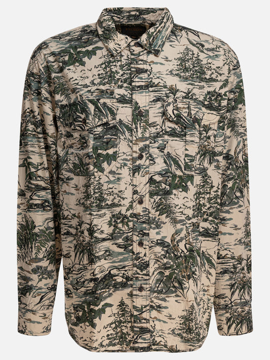 Filson FIlson x Housefly Fishing Shirt 19344693_S Green 1