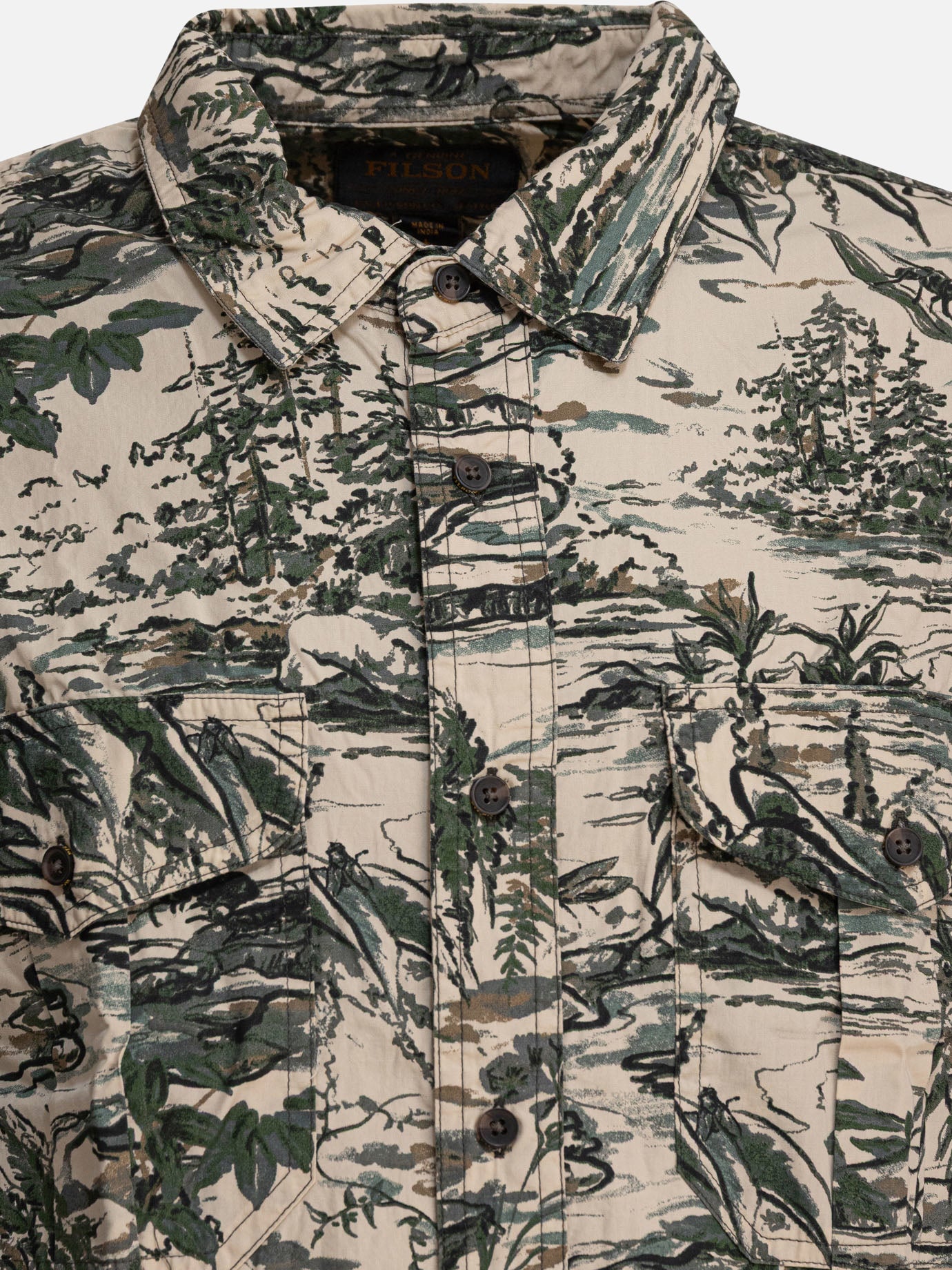 Filson FIlson x Housefly Fishing Shirt 19344693_S Green thumbnail_3