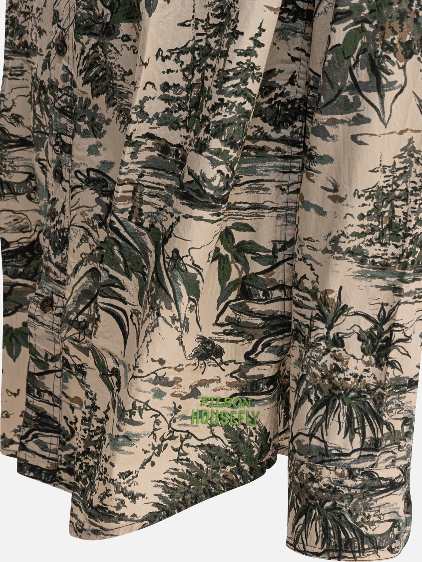Filson FIlson x Housefly Fishing Shirt 19344693_S Green thumbnail_4