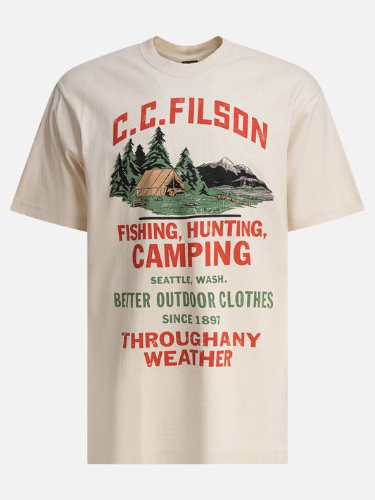 Crewneck t-shirts Print  Beige - Filson Men | PLP | VIETTI Online Store 
