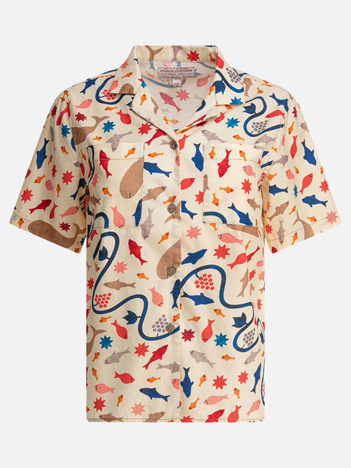 Filson Cotton twill shirt 18664126_XS Beige thumbnail_1