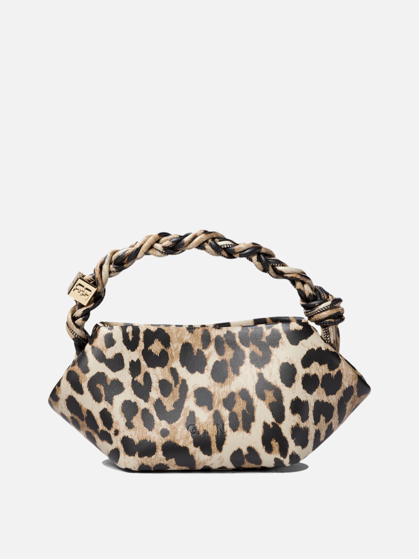 Small bags 65% recycled leather 19% polyurethane fibre 16% polyester  Brown - Ganni Women | PDP | VIETTI Online Store | Zoom-Modal_3
