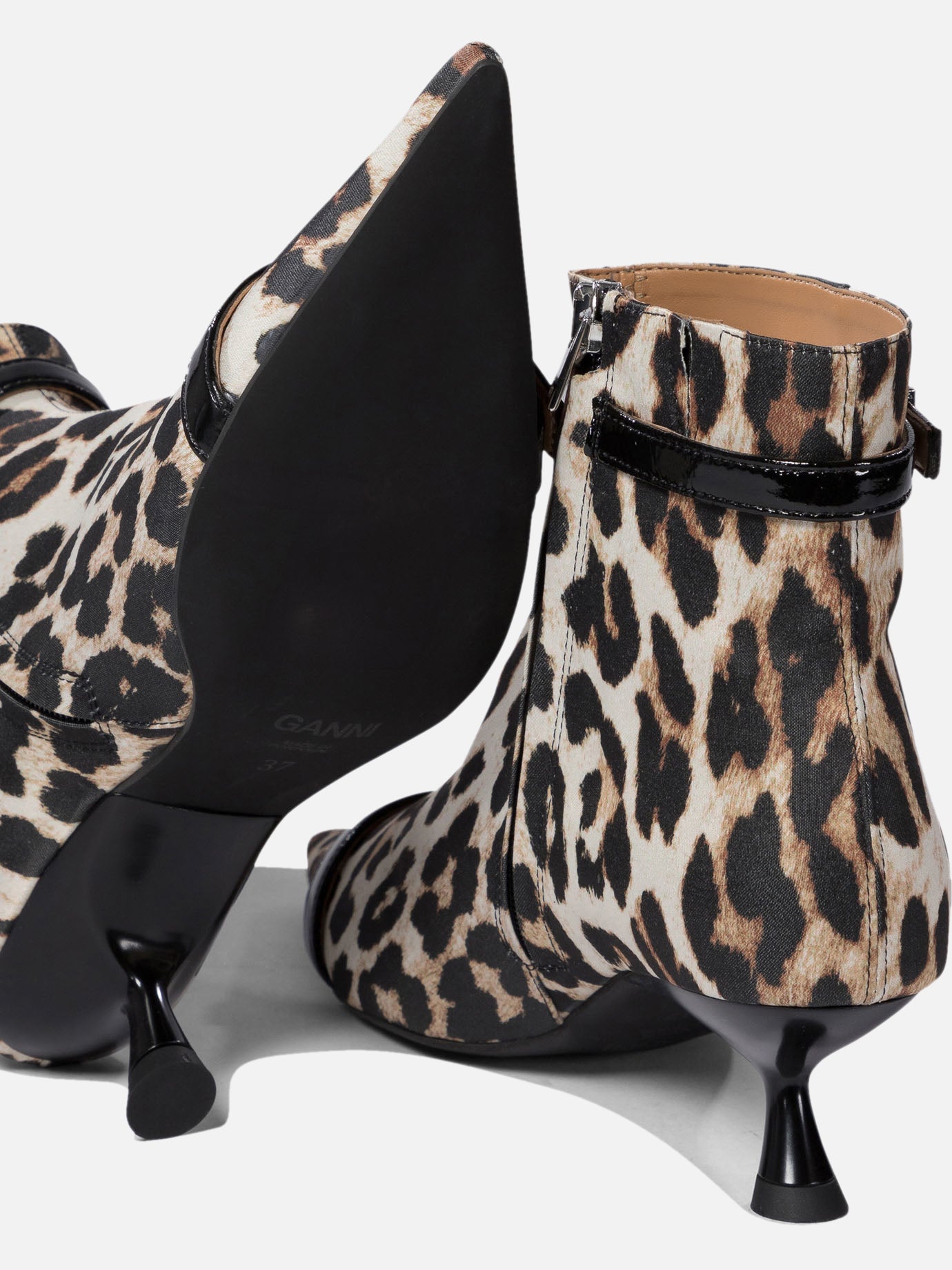 Pull-on boots 70% recycled polyester 30% polyester  Brown - Ganni Women | PDP | VIETTI Online Store | Zoom-Modal_5
