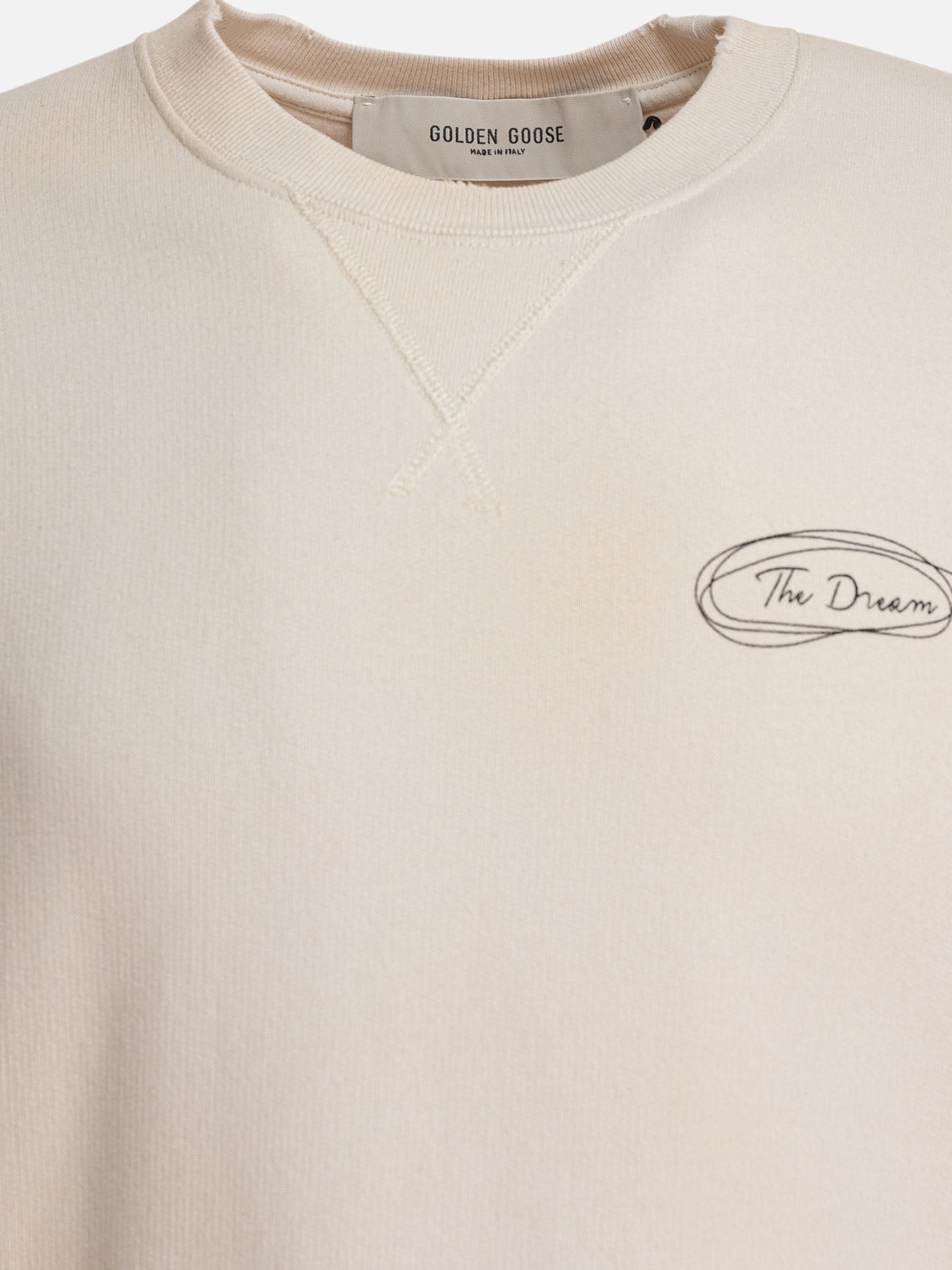 Golden Goose Sweatshirt with The Dream print Beige