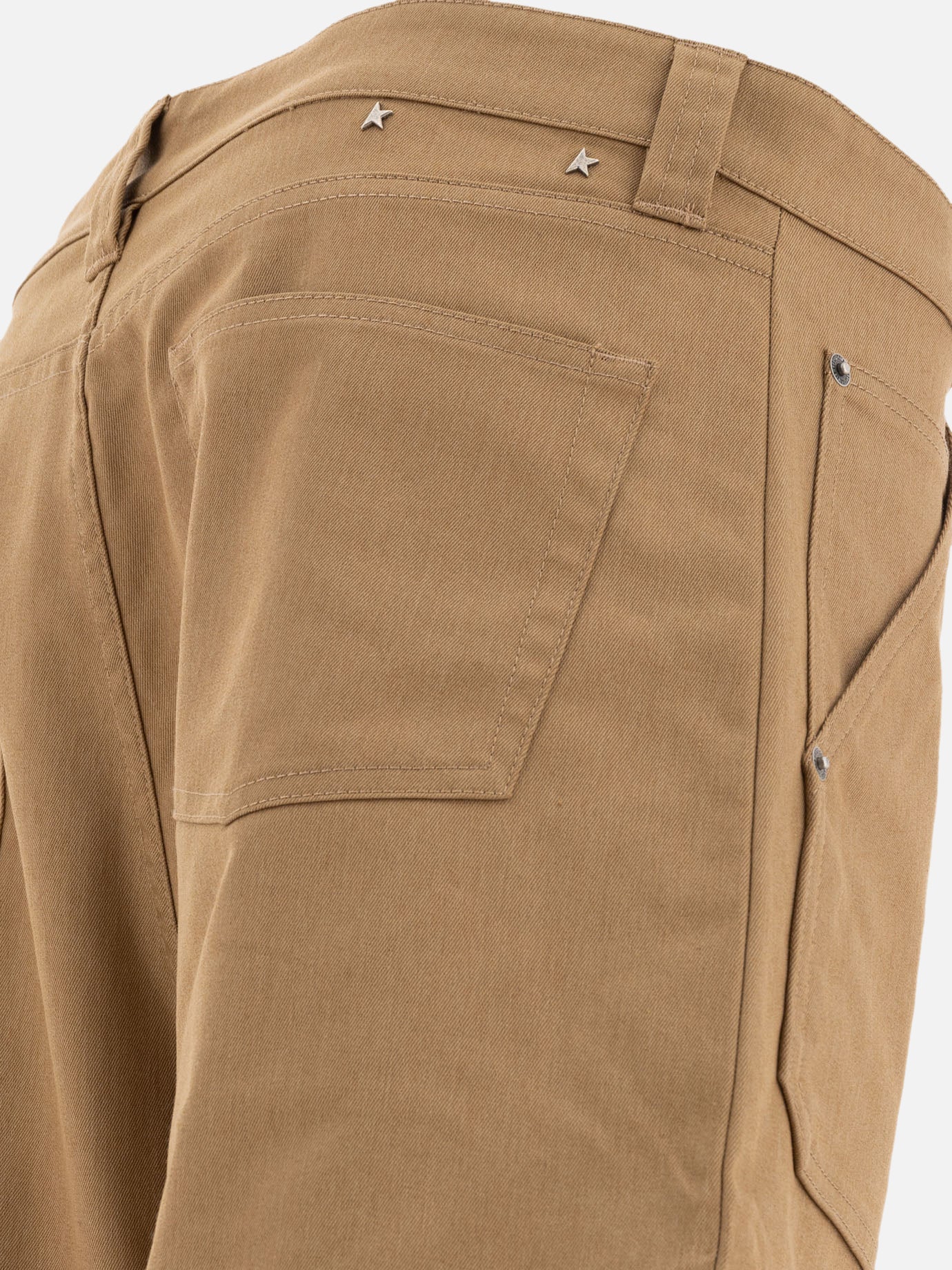 Cargo & parachute trousers Solid colour  Beige - Golden Goose Men | PDP | VIETTI Online Store | thumbnail_4