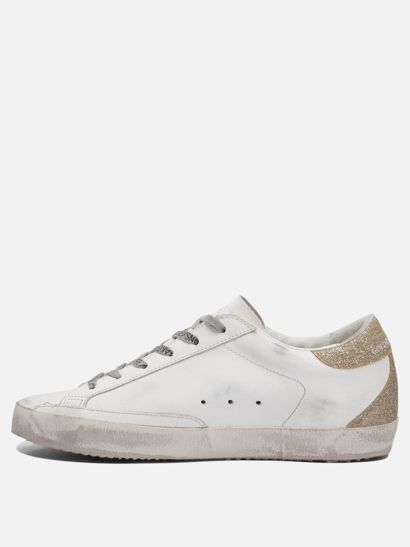 Low top sneakers 88% cow leather 9% polyester 3% cotton - 100% rubber  White - Golden Goose Women | PDP | VIETTI Online Store | thumbnail_3