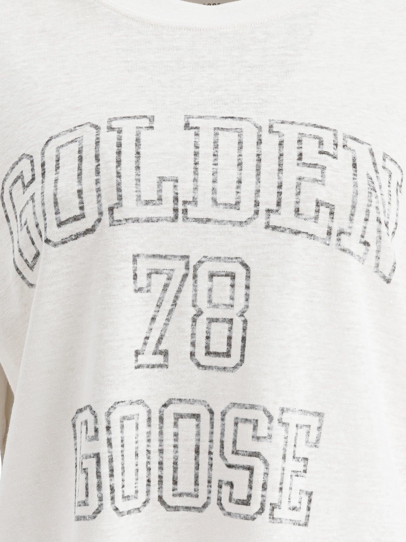 Crewneck t-shirts Logo  White - Golden Goose Women | PDP | VIETTI Online Store | thumbnail_3