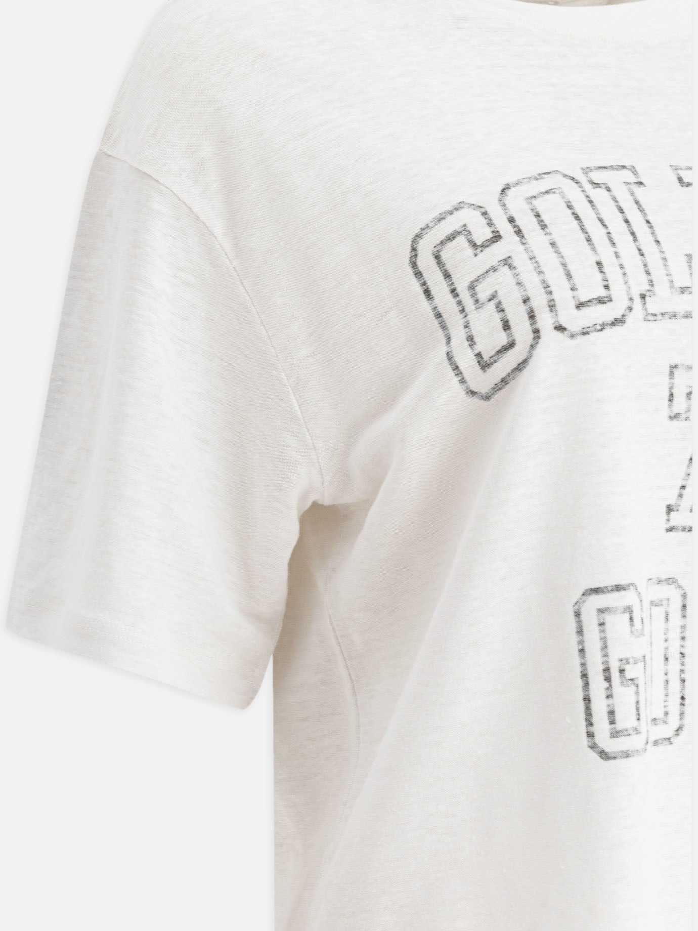 Crewneck t-shirts Logo  White - Golden Goose Women | PDP | VIETTI Online Store | Zoom-Modal_4
