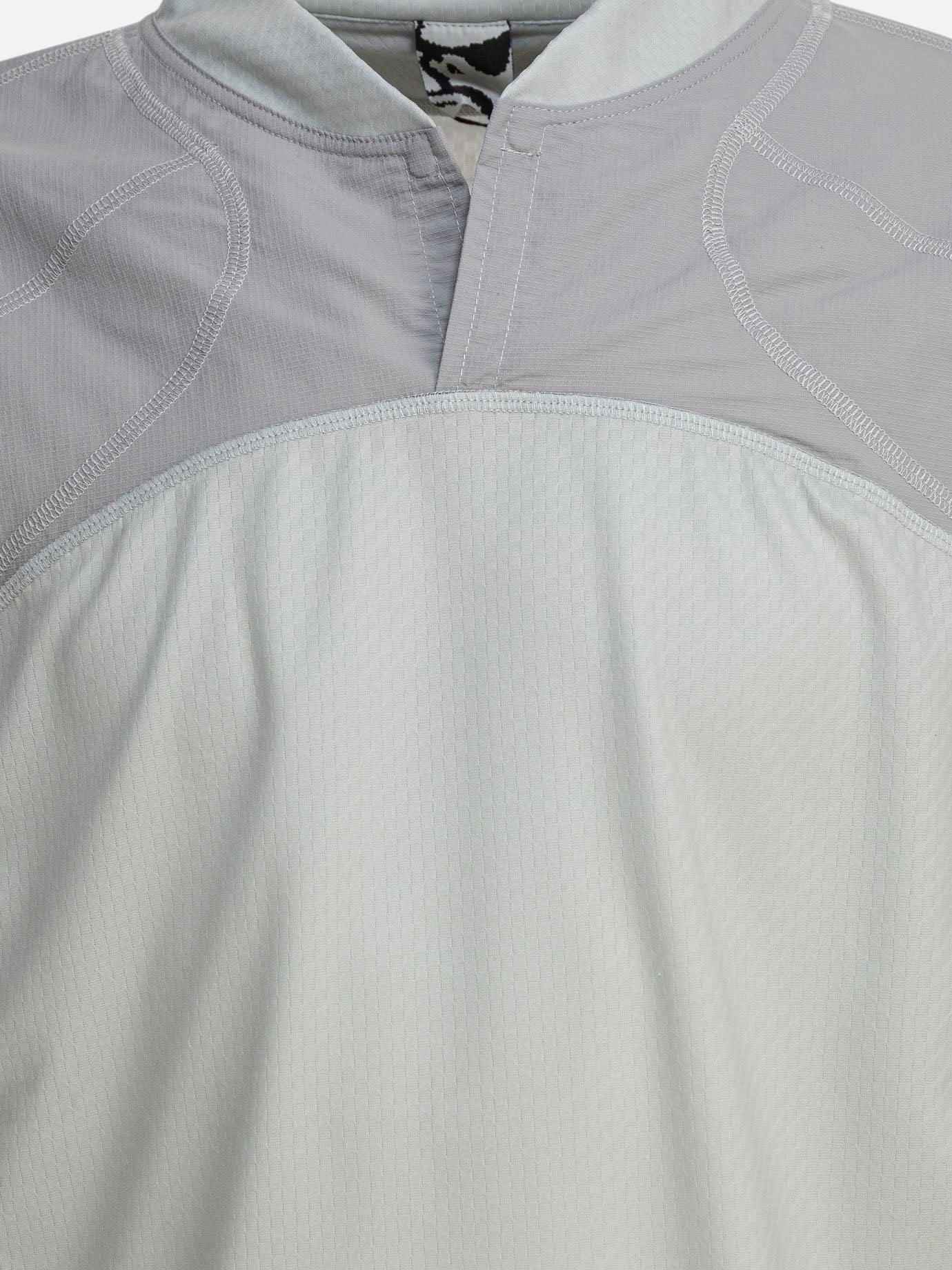 V neck t-shirts Solid colour  Grey - Gr10K Men | PDP | VIETTI Online Store | Zoom-Modal_3
