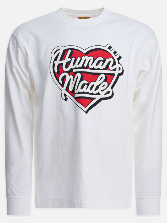Crewneck t-shirts Logo  White - Human Made Men | PLP | VIETTI Online Store 
