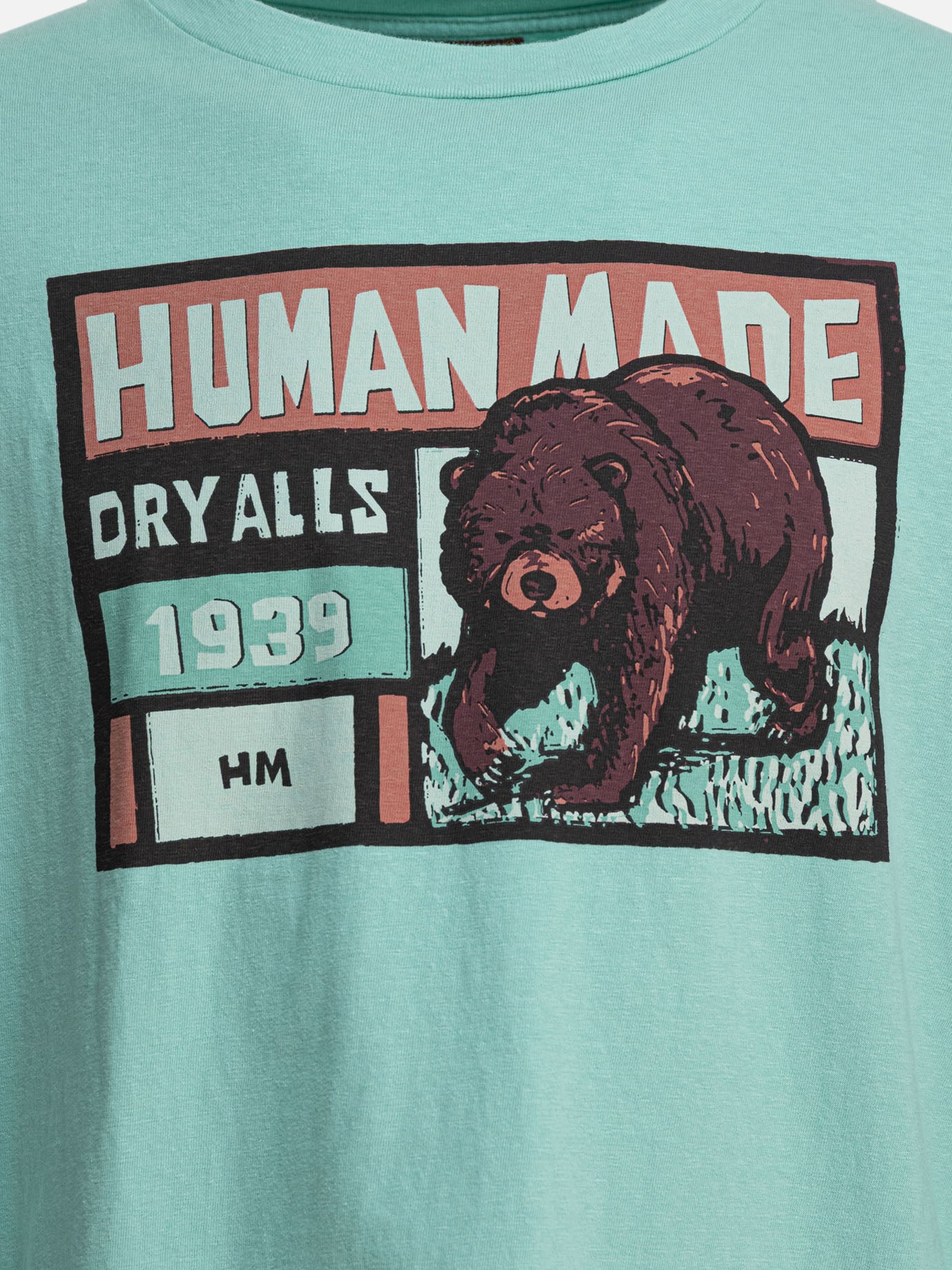 Human Made T-shirt with print 17411614_XL Green thumbnail_3