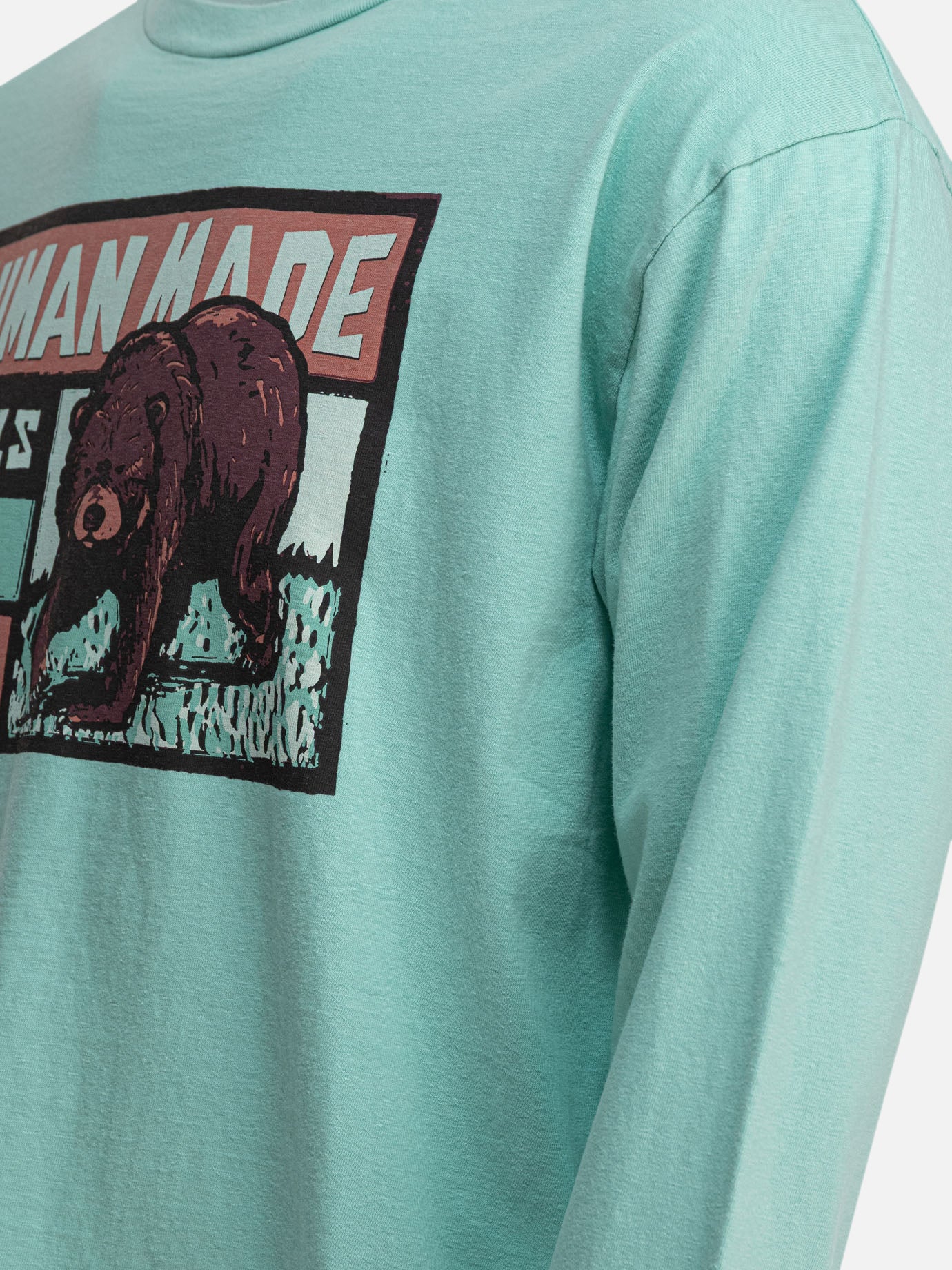 Human Made T-shirt with print 17411614_XL Green thumbnail_4