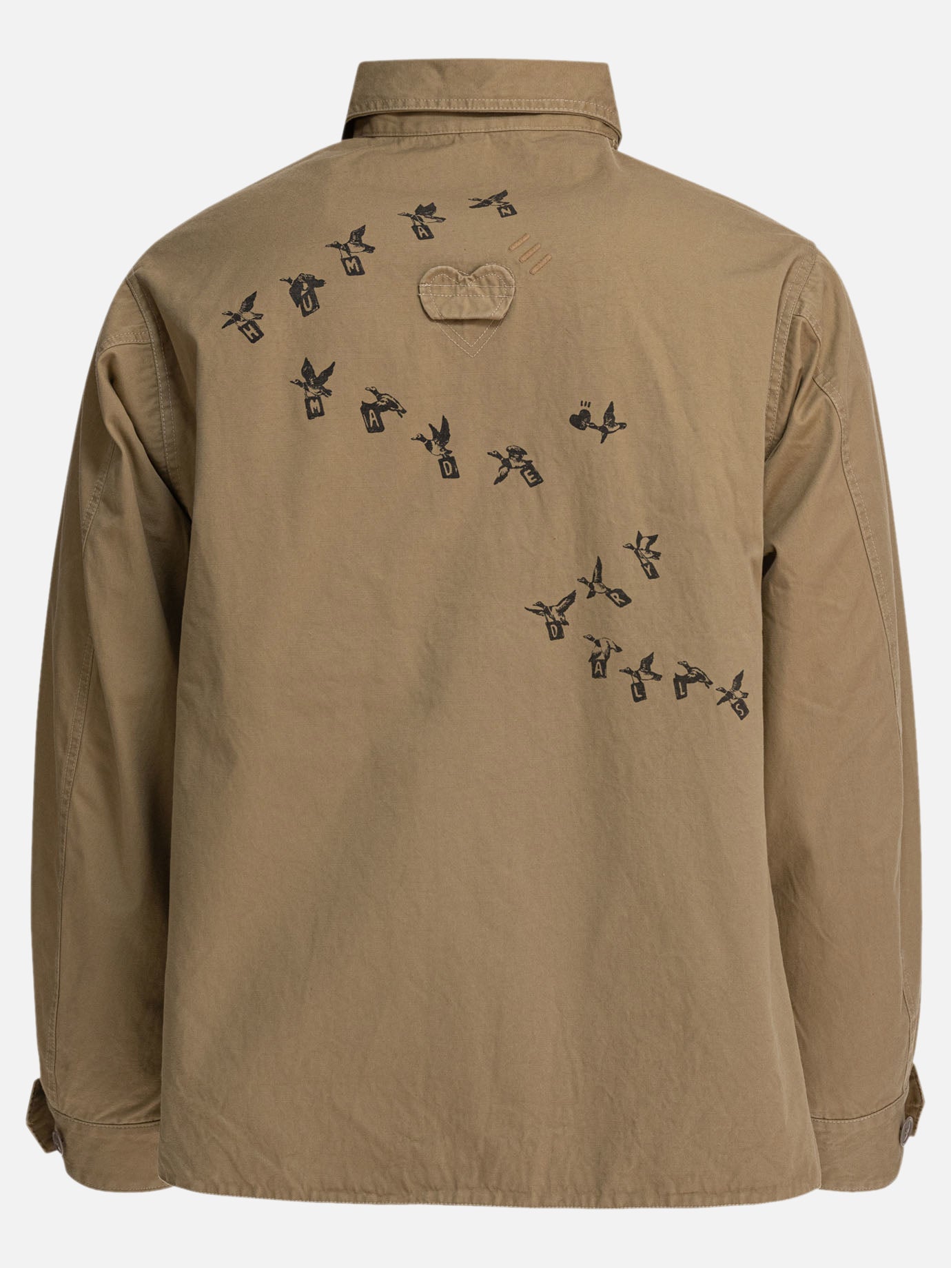 Quilted & Utility Jackets Logo  Beige - Human Made Men | PDP | VIETTI Online Store | thumbnail_2