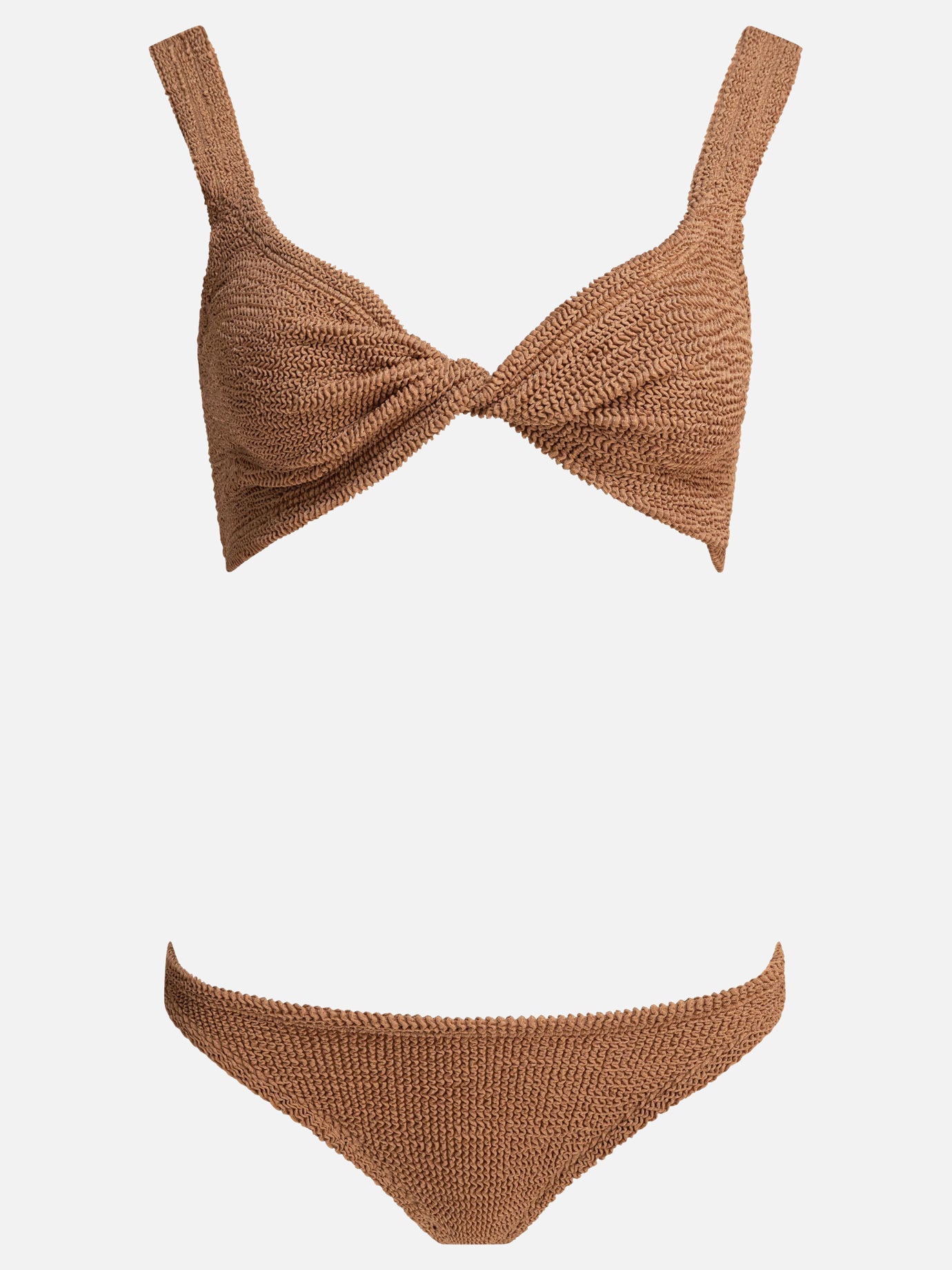 Bikinis Solid colour  Brown - Hunza G Women | PDP | VIETTI Online Store | Zoom-Modal
