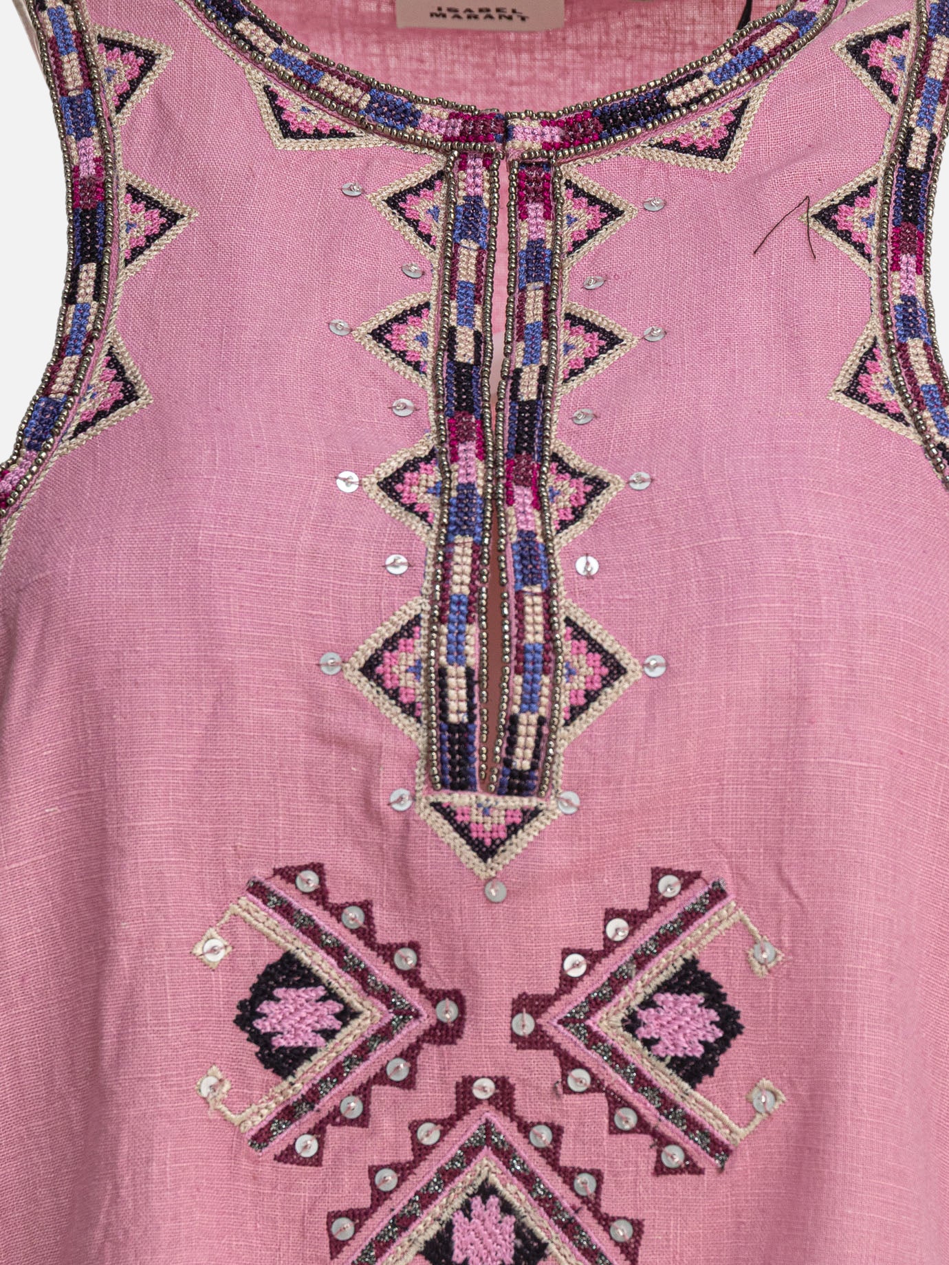 Casual tops Embroidered  Pink - Isabel Marant Women | PDP | VIETTI Online Store | thumbnail_3