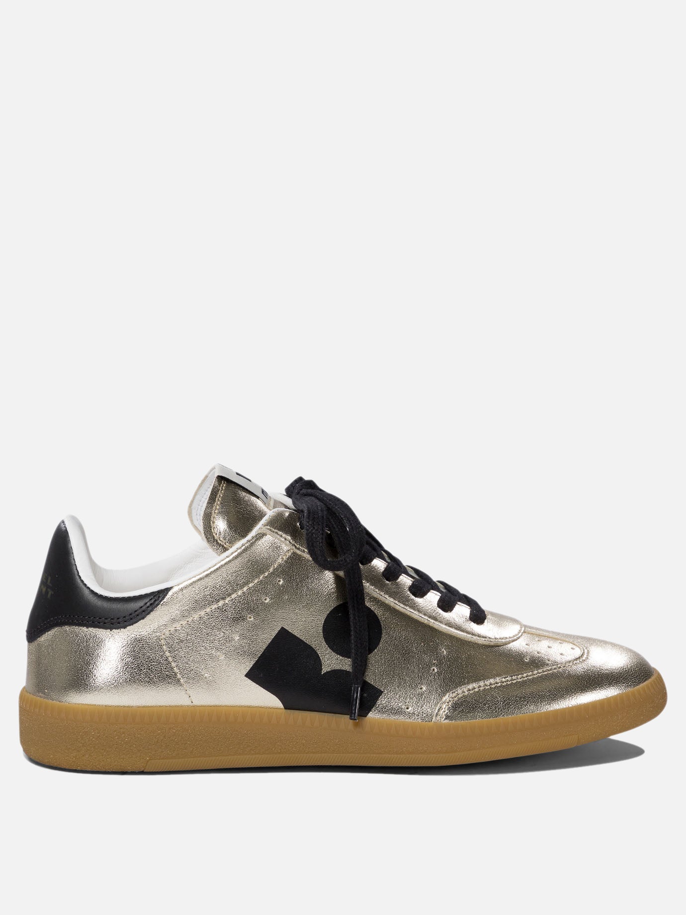 Low top sneakers 100% leather - 100% rubber  Gold - Isabel Marant Women | PDP | VIETTI Online Store | thumbnail
