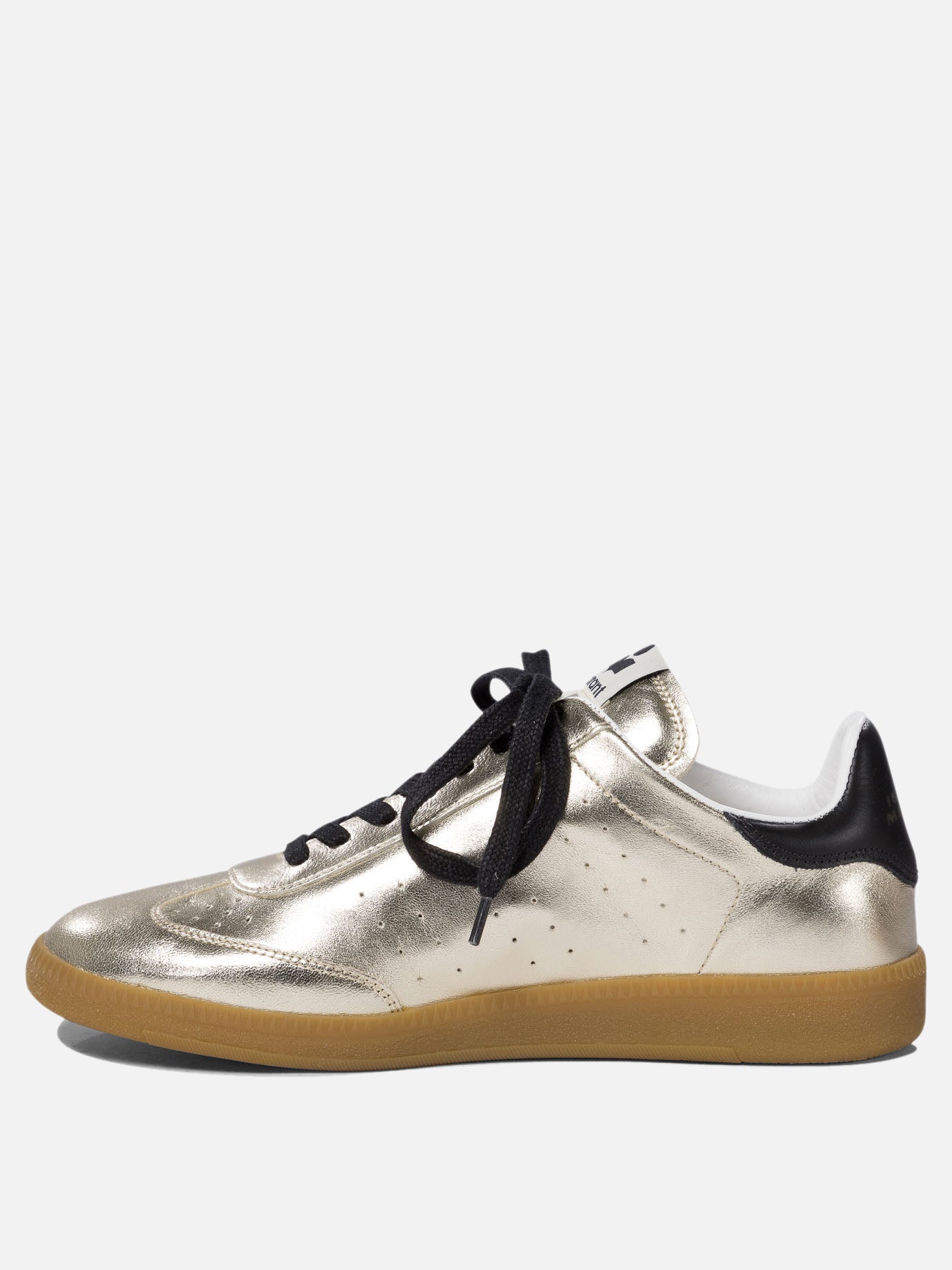 Low top sneakers 100% leather - 100% rubber  Gold - Isabel Marant Women | PDP | VIETTI Online Store | thumbnail_3