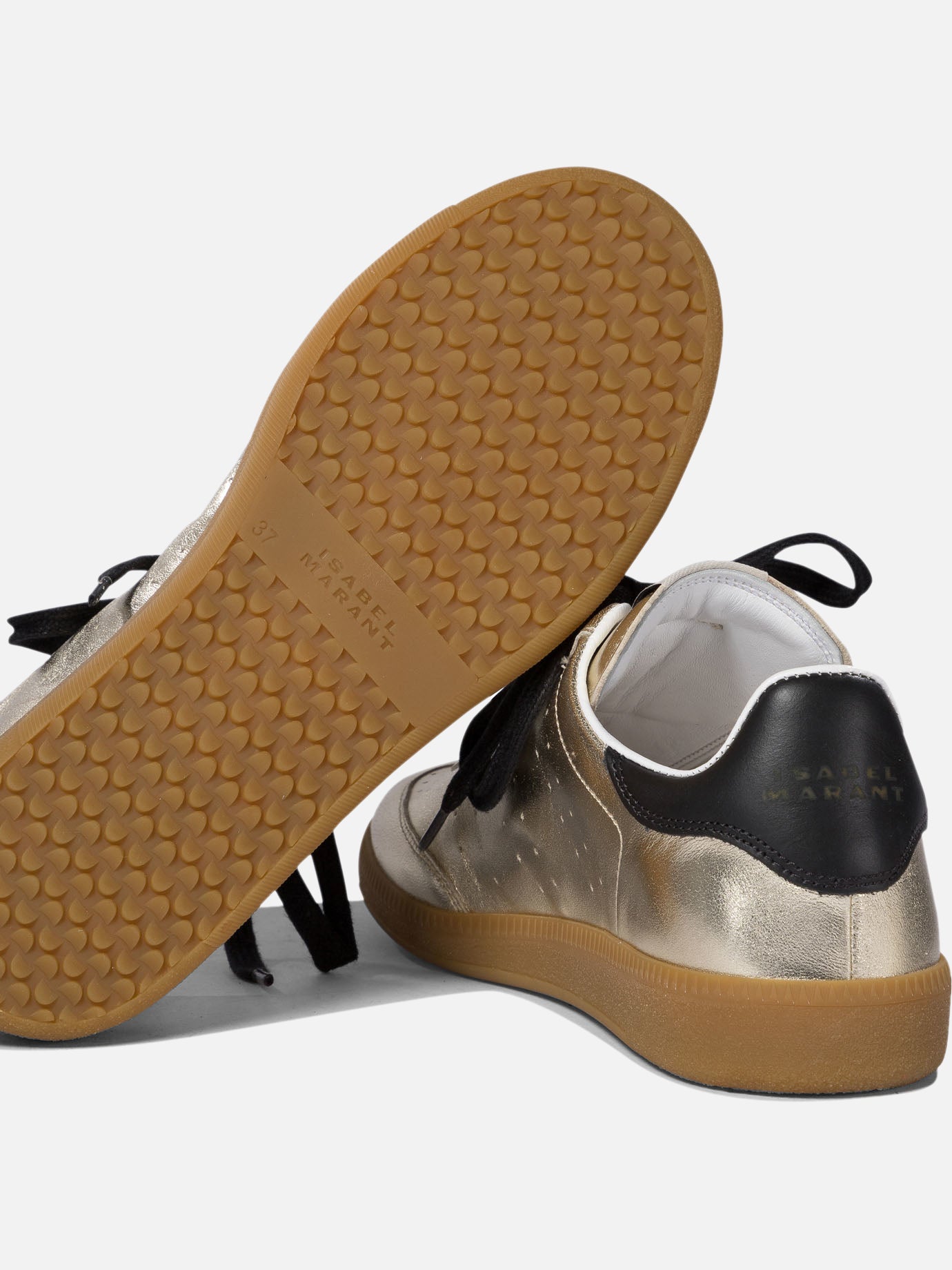 Low top sneakers 100% leather - 100% rubber  Gold - Isabel Marant Women | PDP | VIETTI Online Store | Zoom-Modal_5

