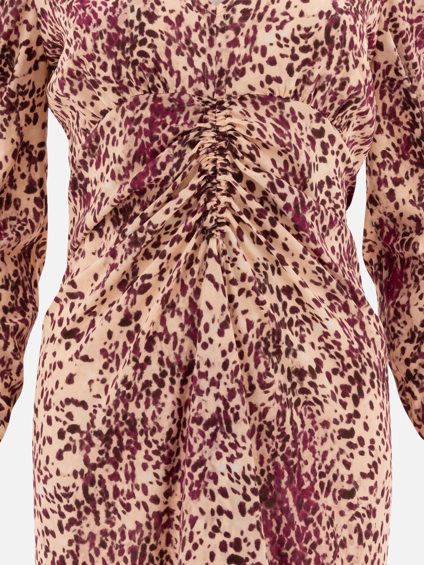 Long dresses Animal print  Purple - Isabel Marant Women | PDP | VIETTI Online Store | thumbnail_3