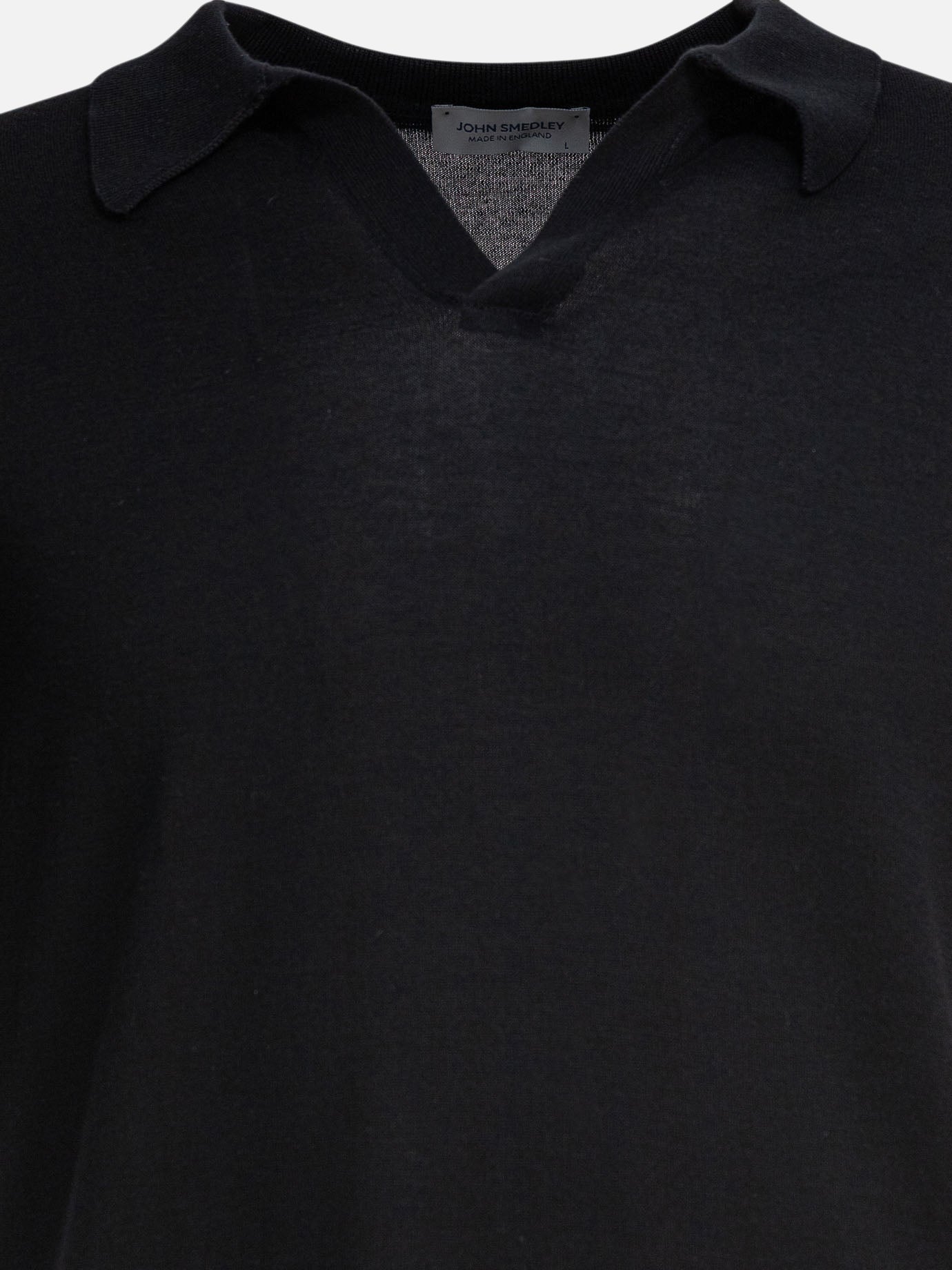 John Smedley &quot;Noah&quot; polo shirt 16108807_M Black thumbnail_3