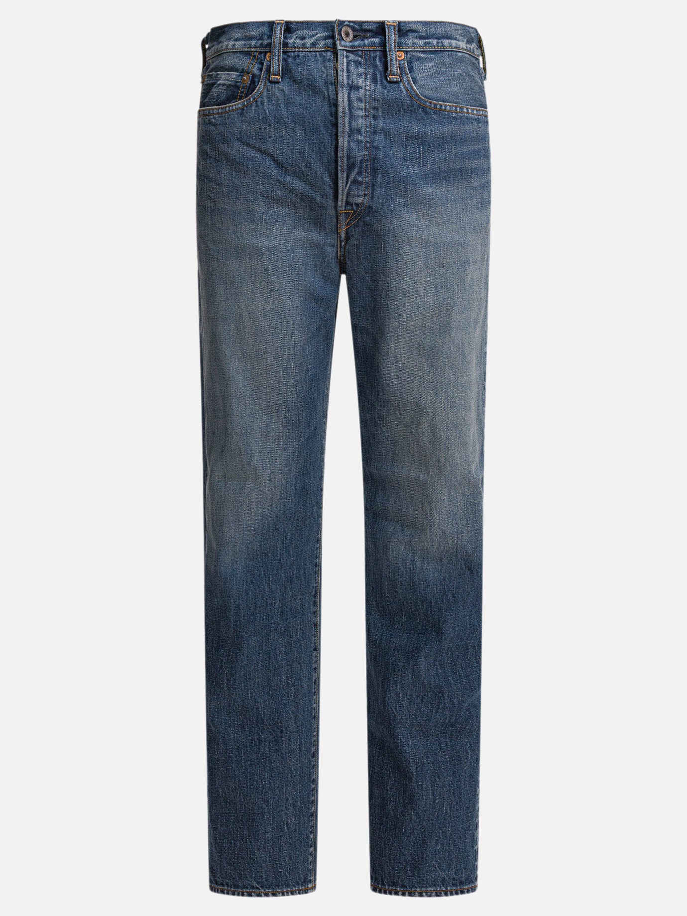 Straight-leg jeans Denim  Blue - KAPITAL Men | PDP | VIETTI Online Store | thumbnail