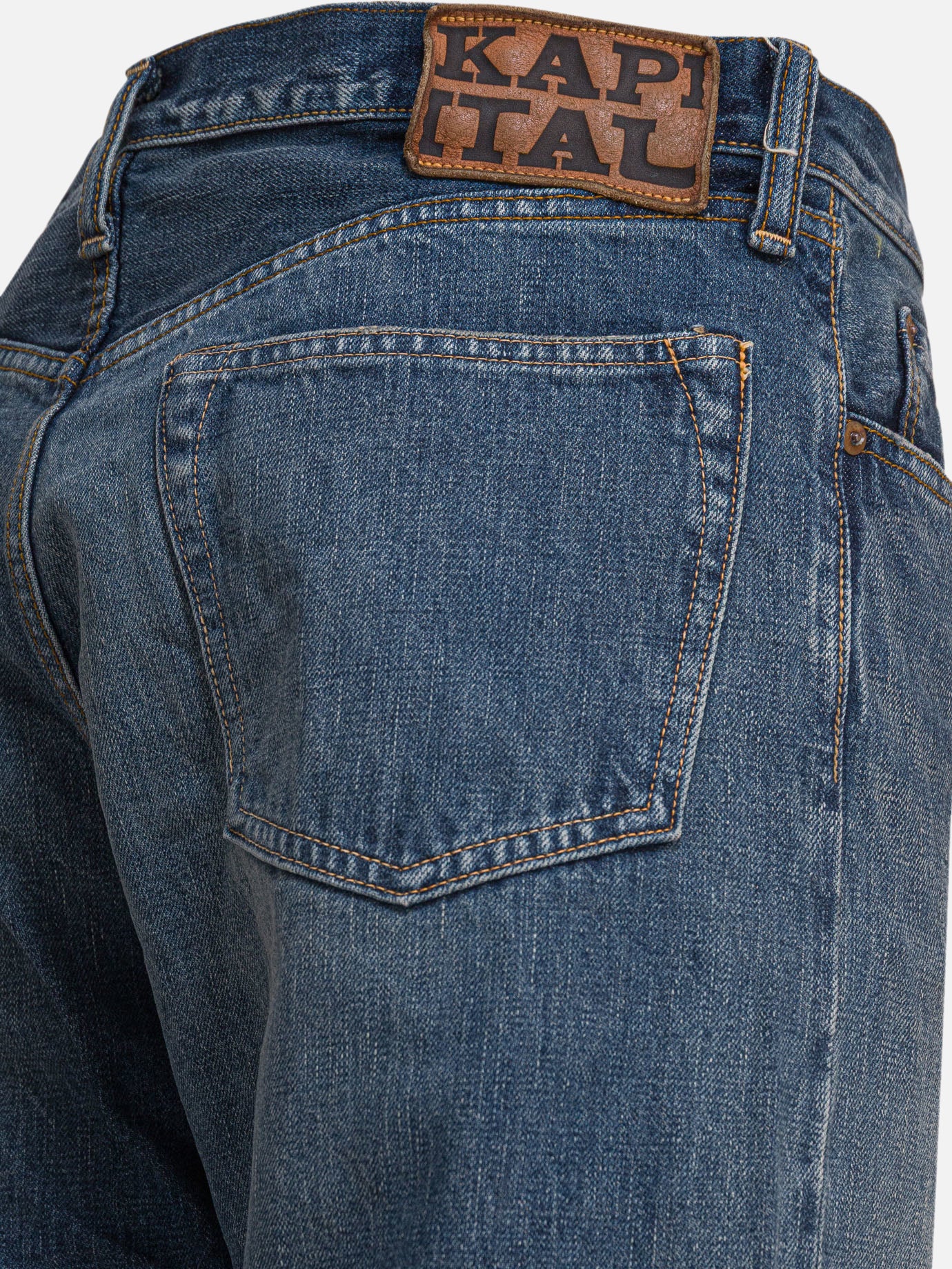 Straight-leg jeans Denim  Blue - KAPITAL Men | PDP | VIETTI Online Store | Zoom-Modal_4
