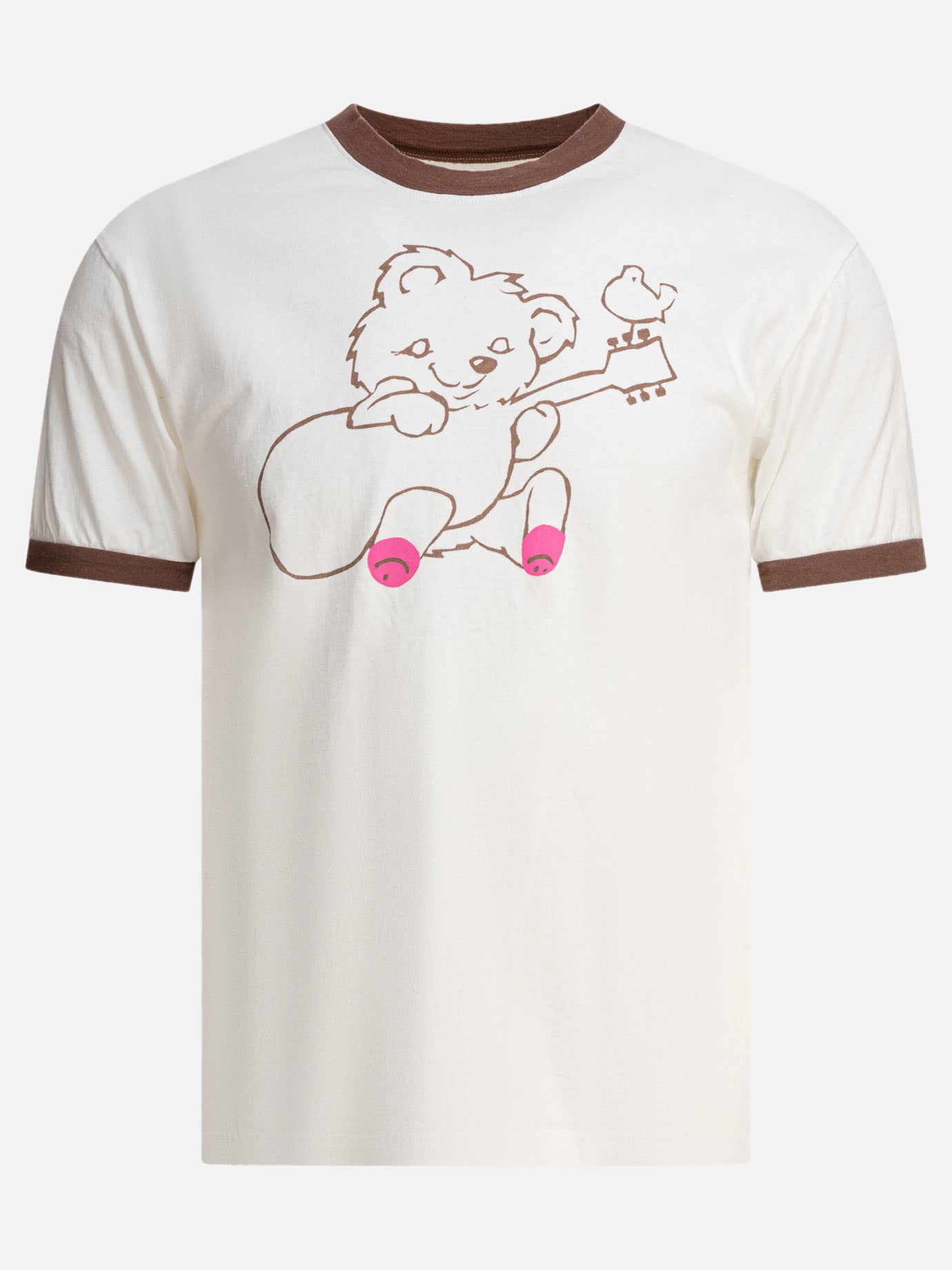 Crewneck t-shirts Print  Brown - KAPITAL Men | PDP | VIETTI Online Store | thumbnail