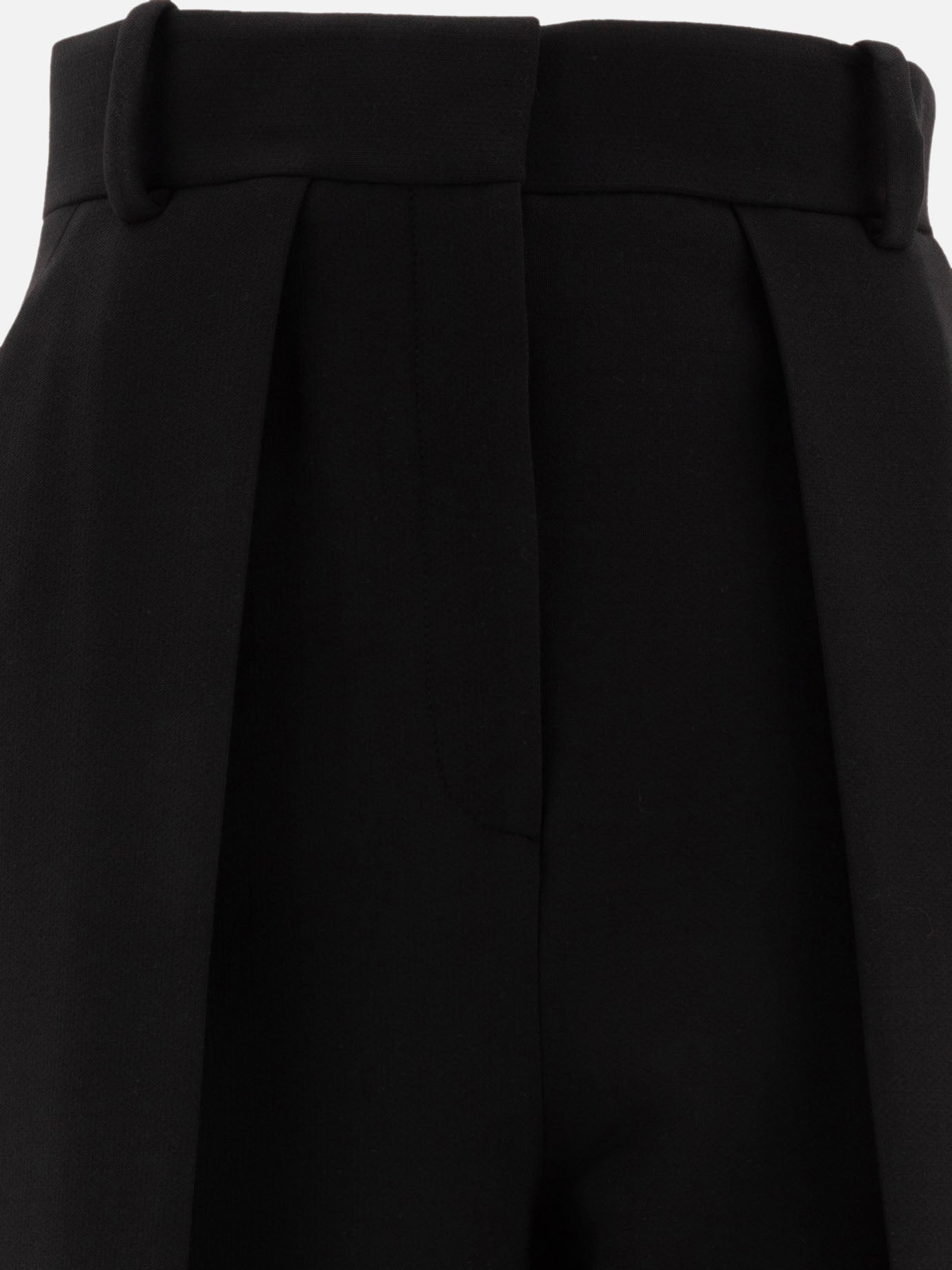 Khaite Wide-leg pants Black - Women | VIETTI Online Store