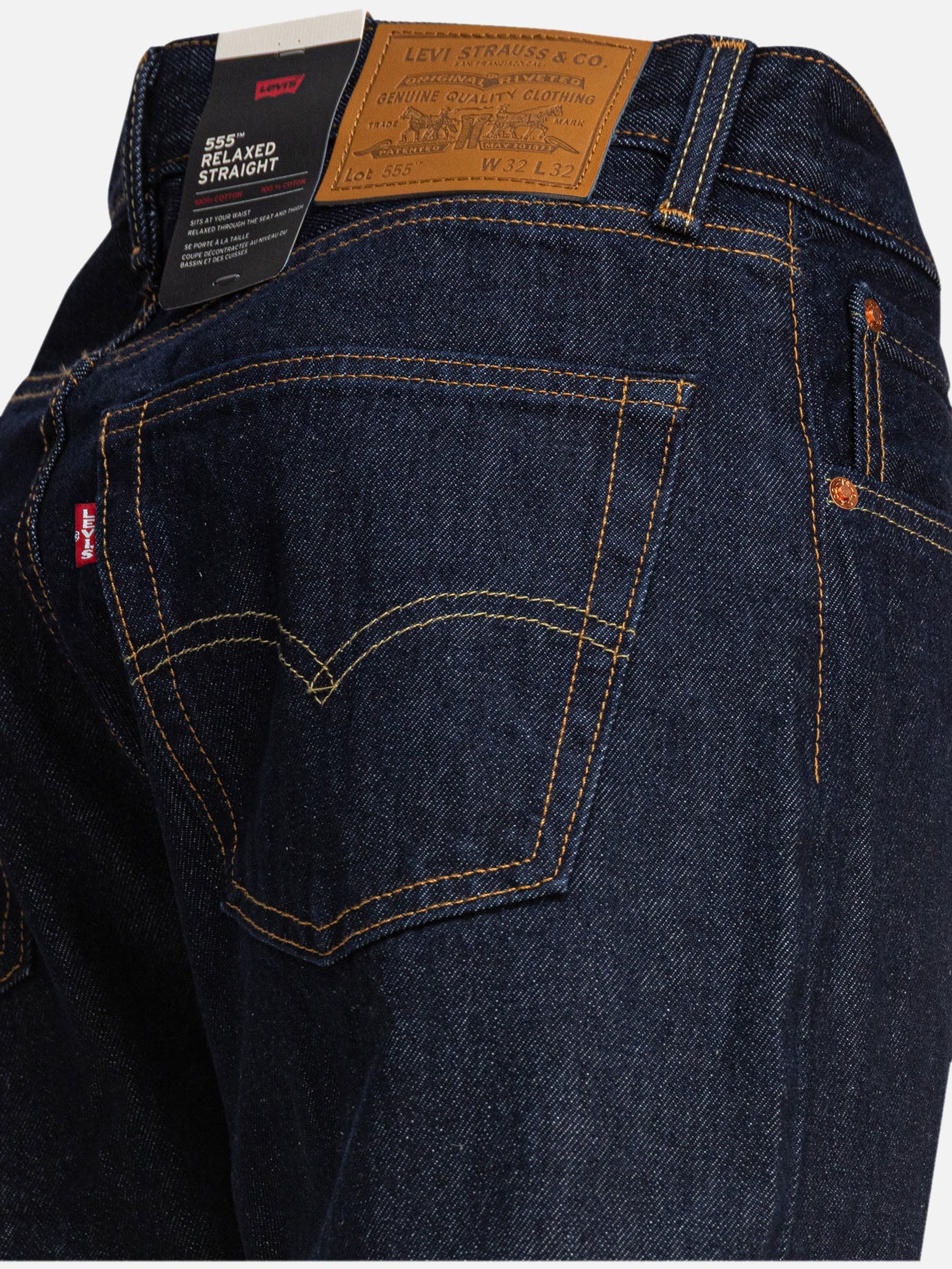 Straight-leg jeans Solid colour  Blue - Levi's Men | PDP | VIETTI Online Store | Zoom-Modal_4
