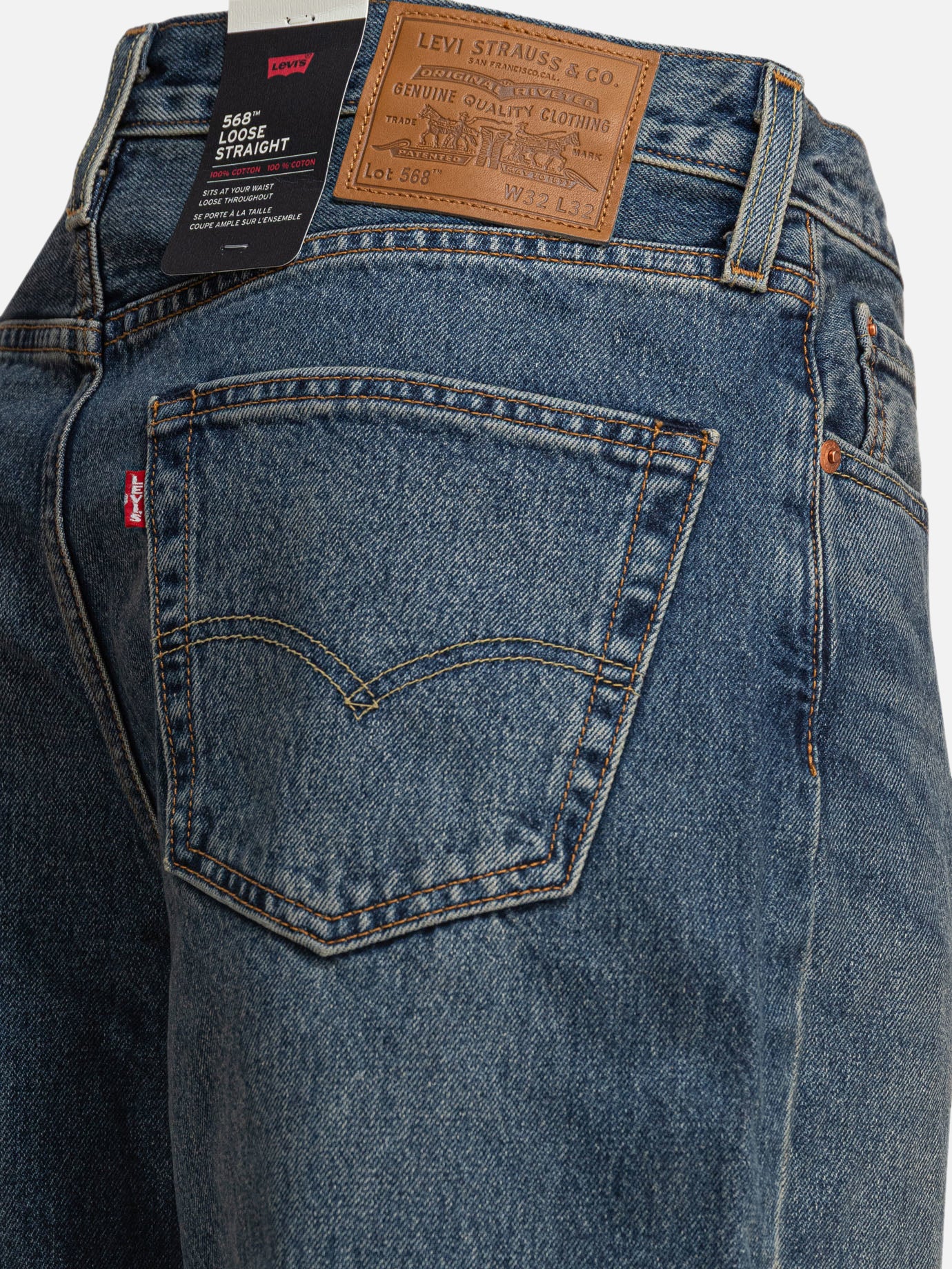 Straight-leg jeans Solid colour  Blue - Levi&#39;s Men | PDP | VIETTI Online Store | thumbnail_4