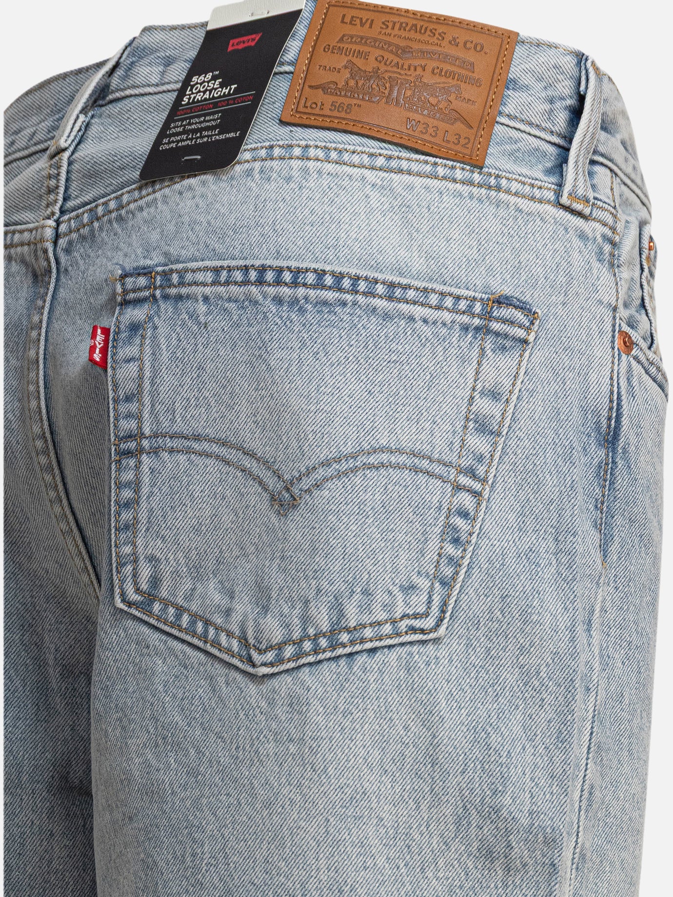 Straight-leg jeans Solid colour  Light blue - Levi&#39;s Men | PDP | VIETTI Online Store | thumbnail_4