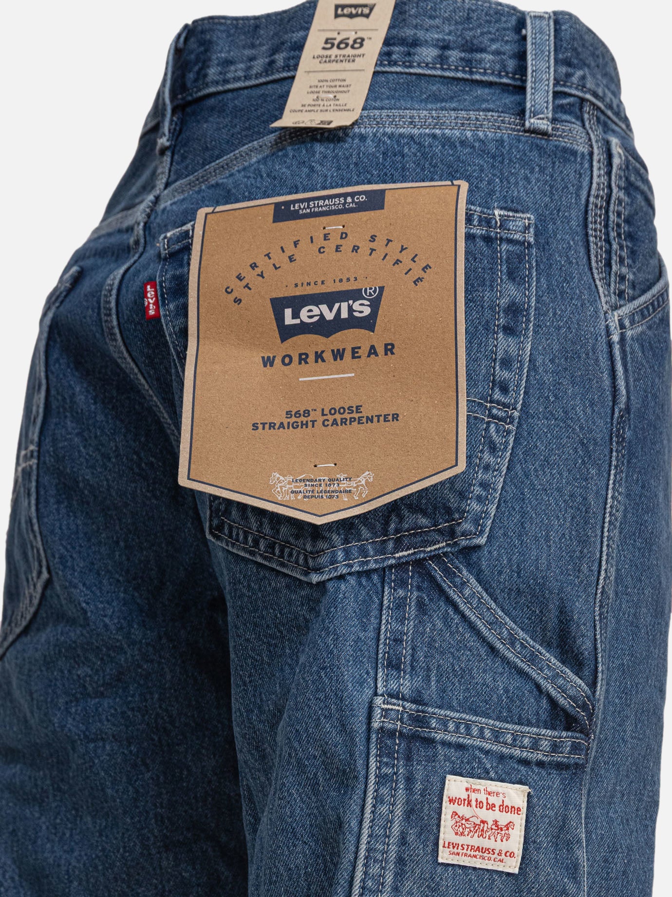 Wide-leg jeans Solid colour  Blue - Levi&#39;s Men | PDP | VIETTI Online Store | thumbnail_4