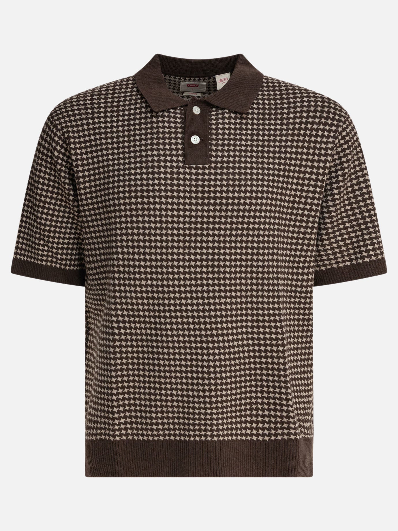 Levi's Knitted polo shirt Brown